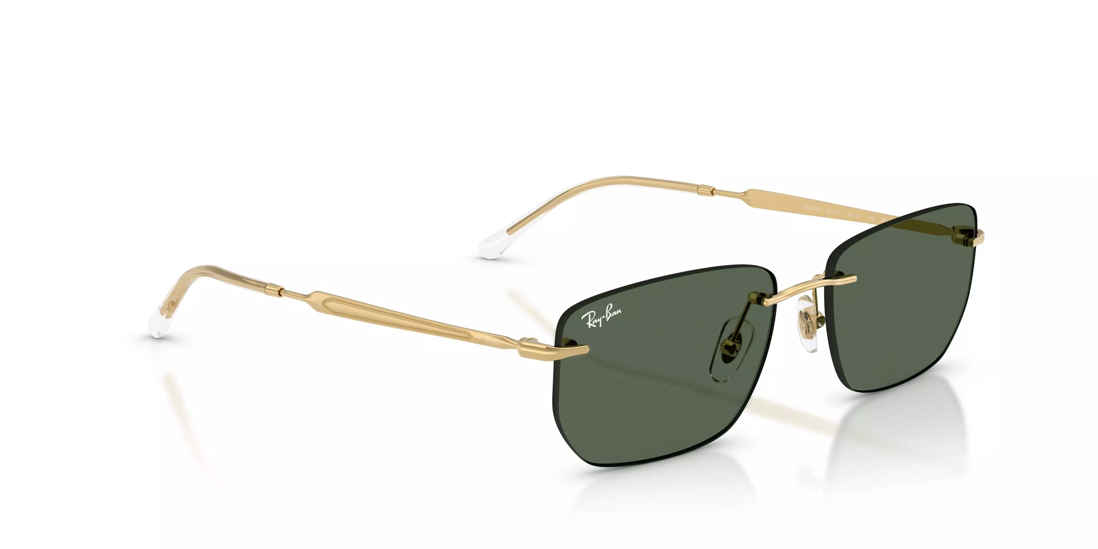 Ray-Ban RB3768 Dark Green Sunglasses – Arista Gold - GOLD/GREEN