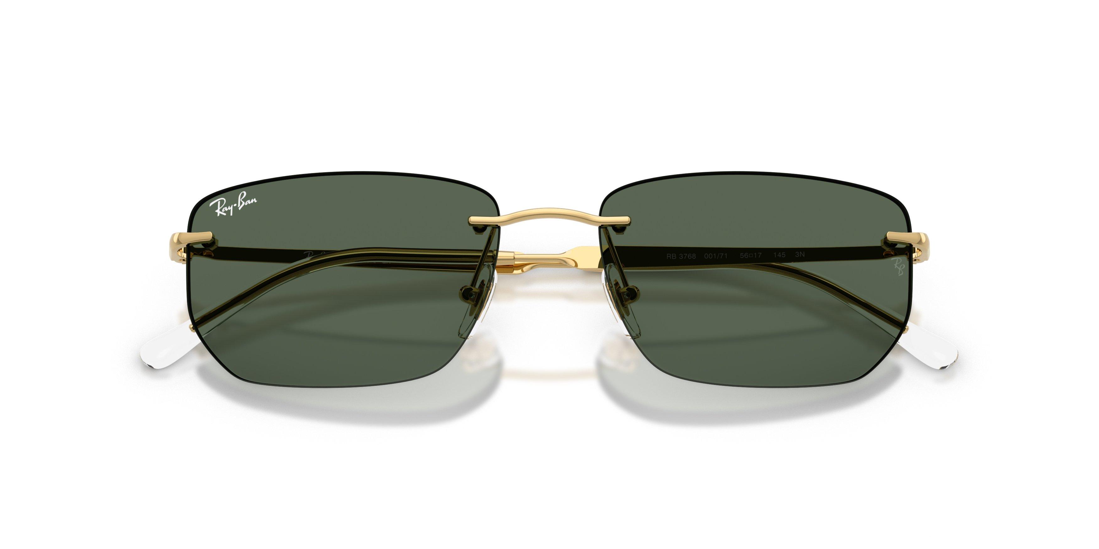 Ray-Ban RB3768 Dark Green Sunglasses &ndash; Arista Gold - GOLD/GREEN Thumbnail View 6