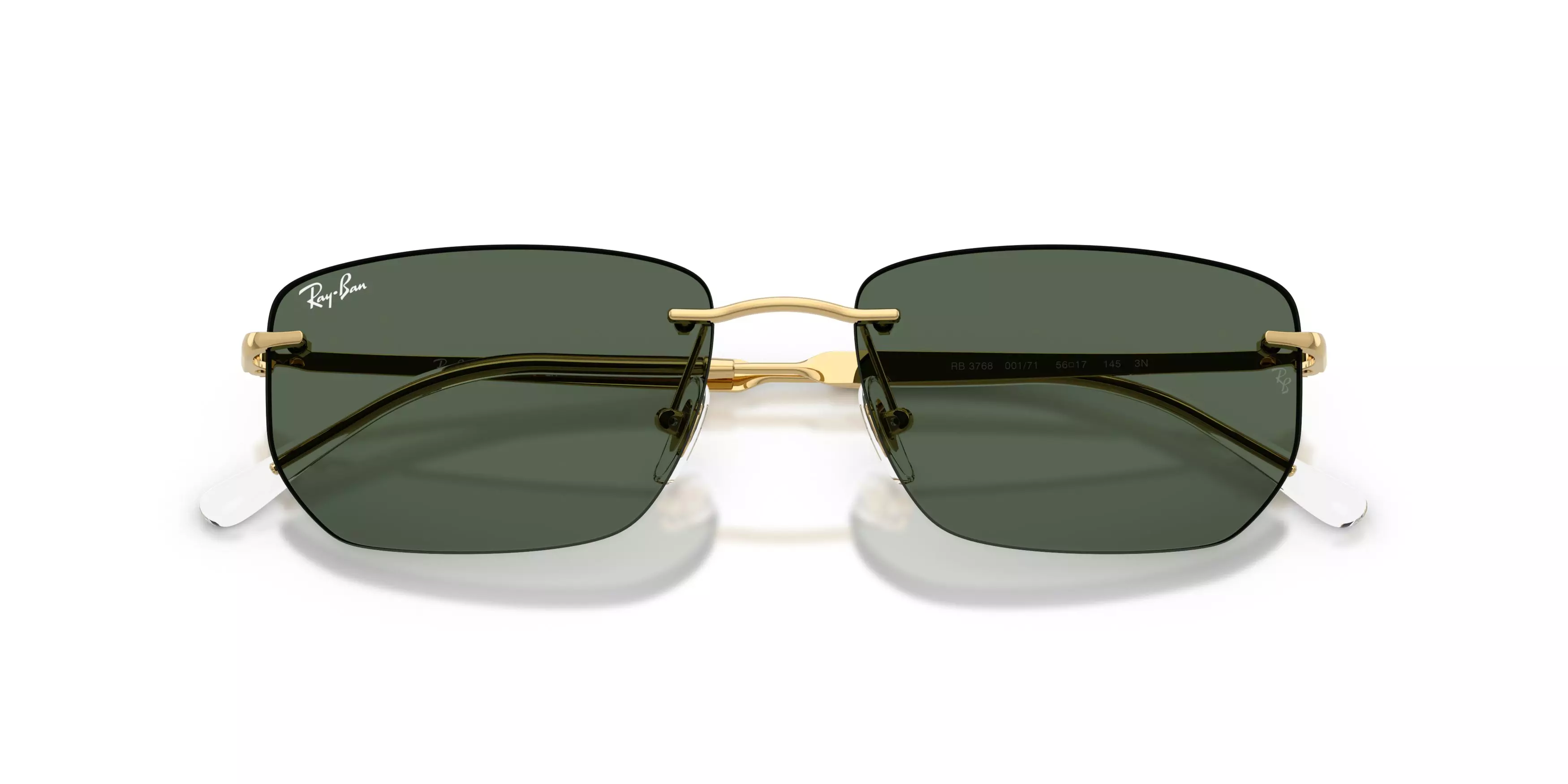 Ray-Ban RB3768 Dark Green Sunglasses – Arista Gold - GOLD/GREEN