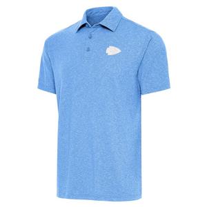 Antigua Men's Kansas City Chiefs Par 3 Polo-Light Blue