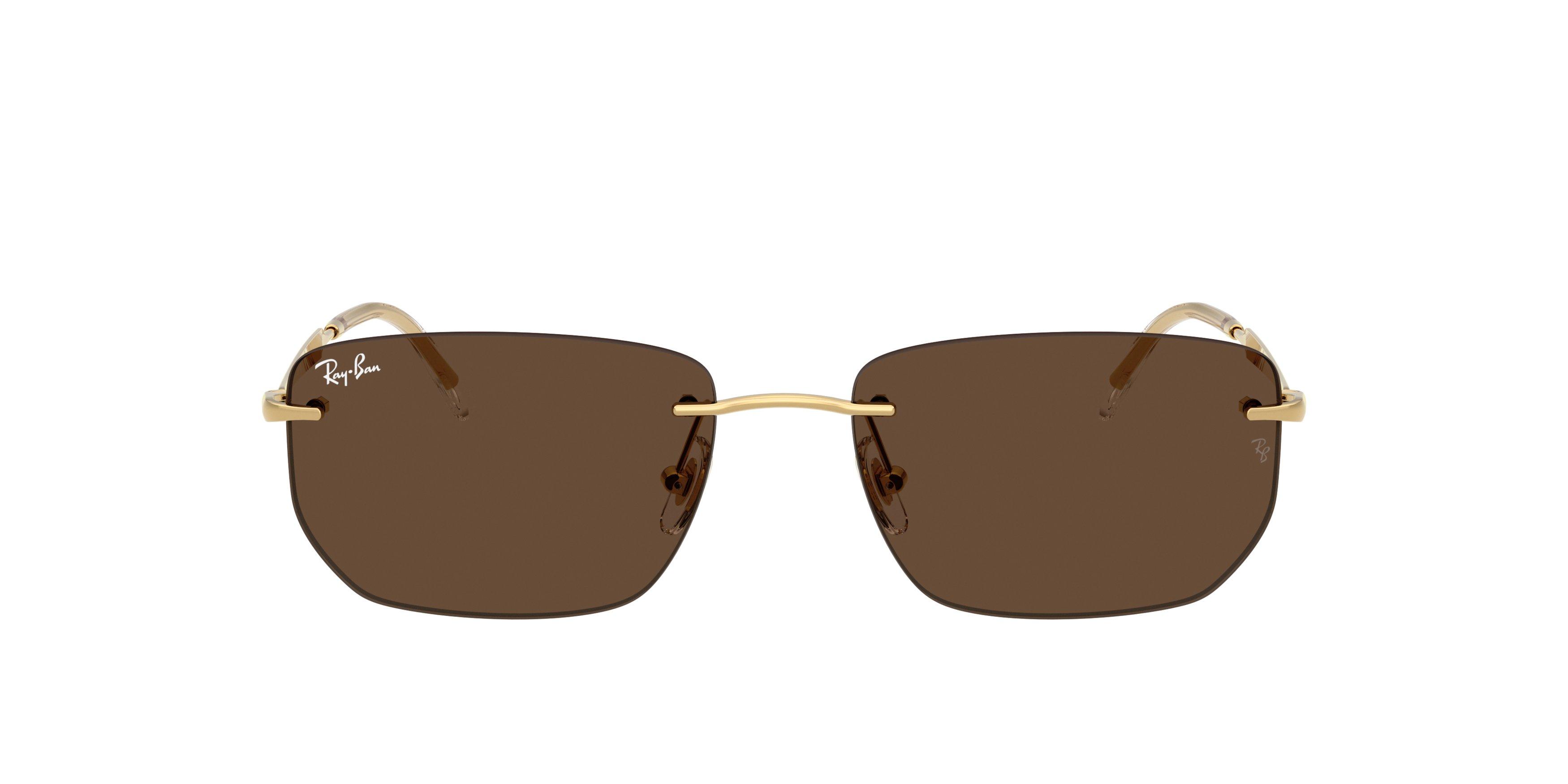 Ray-Ban RB3768 Dark Brown Sunglasses &ndash; Arista Gold - DK BROWN Thumbnail View 2