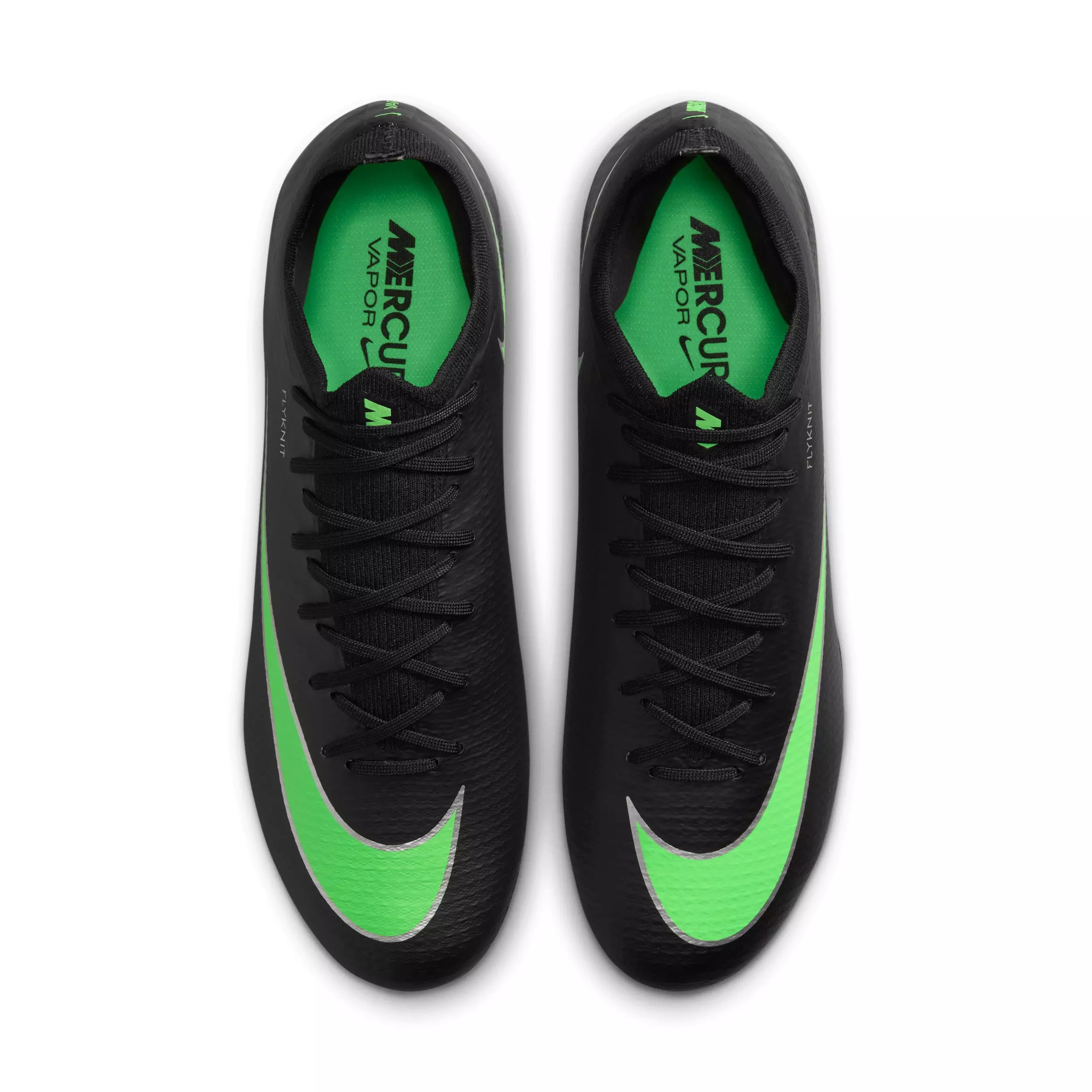 Nike Mercurial Vapor 17 Pro FG "Black/Black/Illusion Green" Men's Soccer Cleat - BLACK/BLACK/GREEN