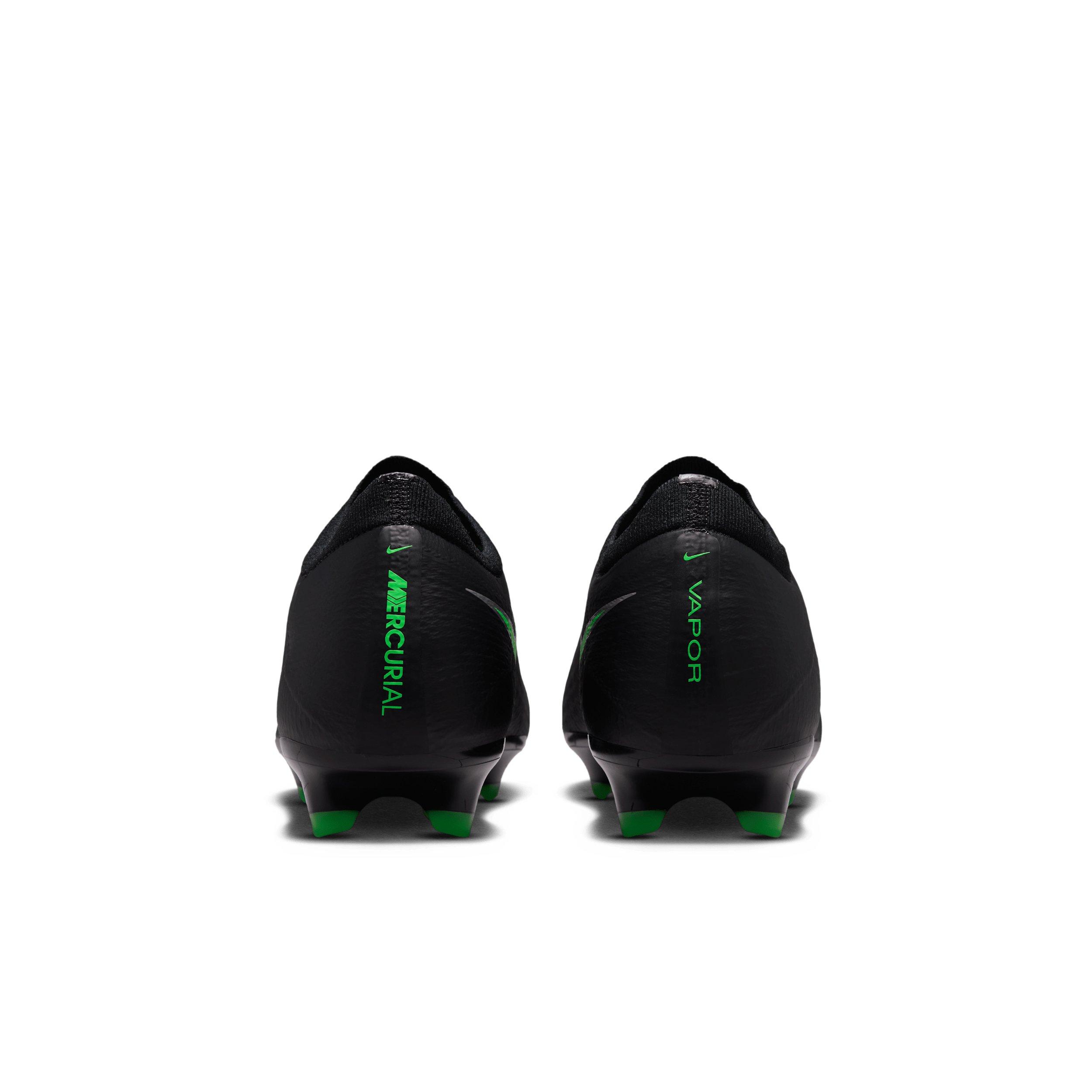 Nike Mercurial Vapor 17 Pro FG "Black/Black/Illusion Green" Men's Soccer Cleat - BLACK/BLACK/GREEN