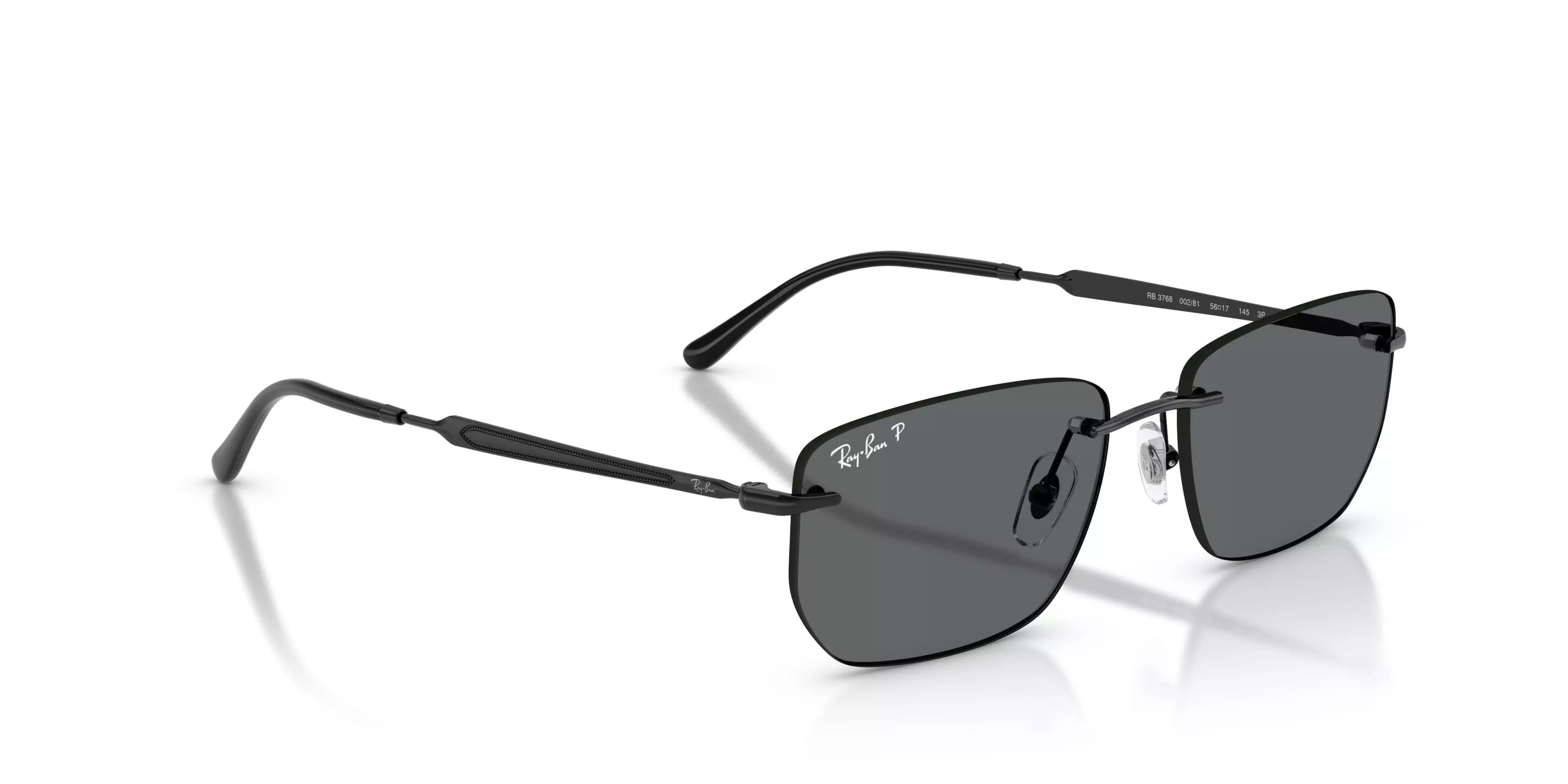 Ray-Ban RB3768 Dark Grey Polarized Sunglasses – Black - BLACK/GREY