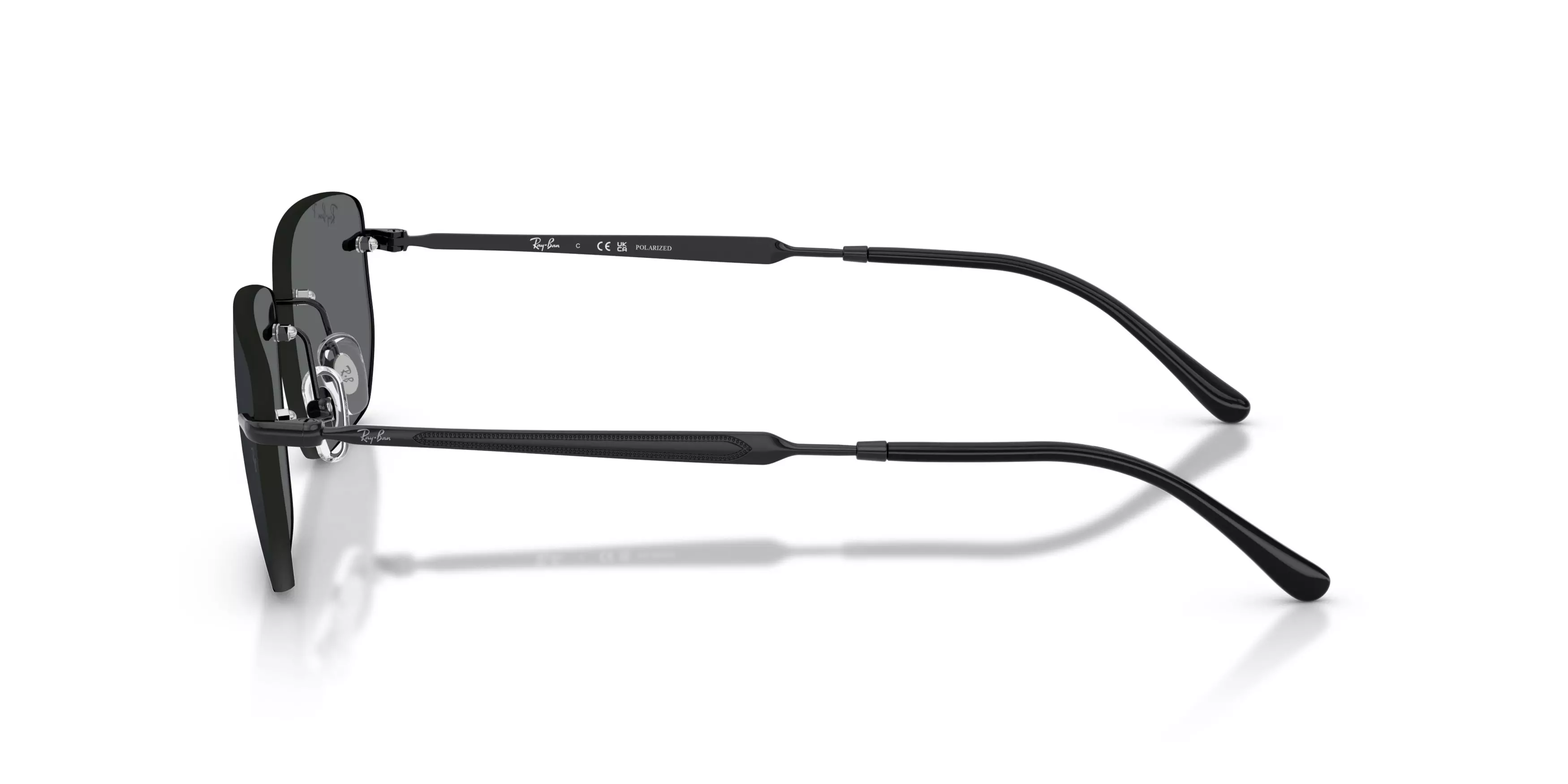 Ray-Ban RB3768 Dark Grey Polarized Sunglasses – Black - BLACK/GREY