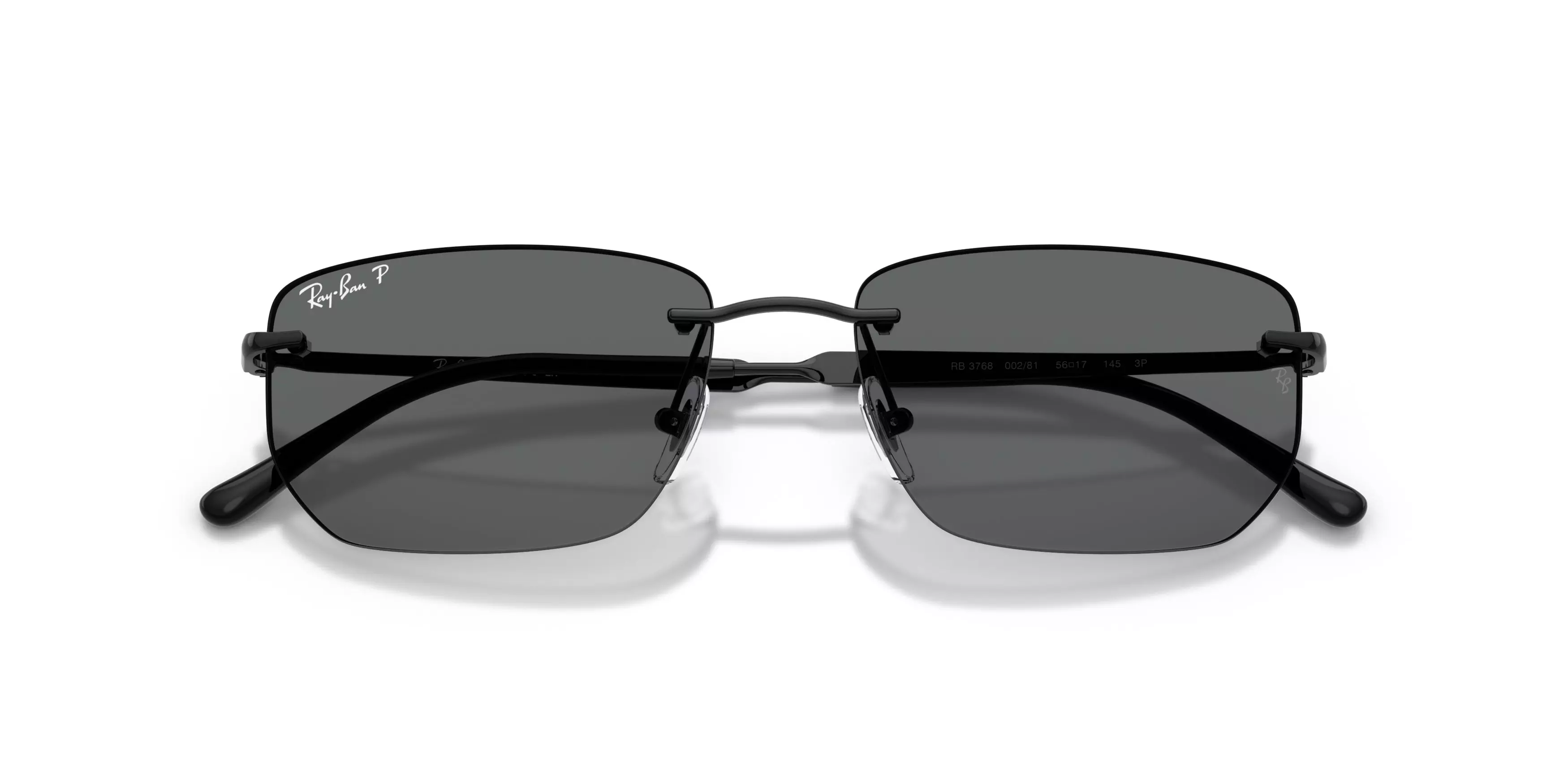 Ray-Ban RB3768 Dark Grey Polarized Sunglasses – Black - BLACK/GREY