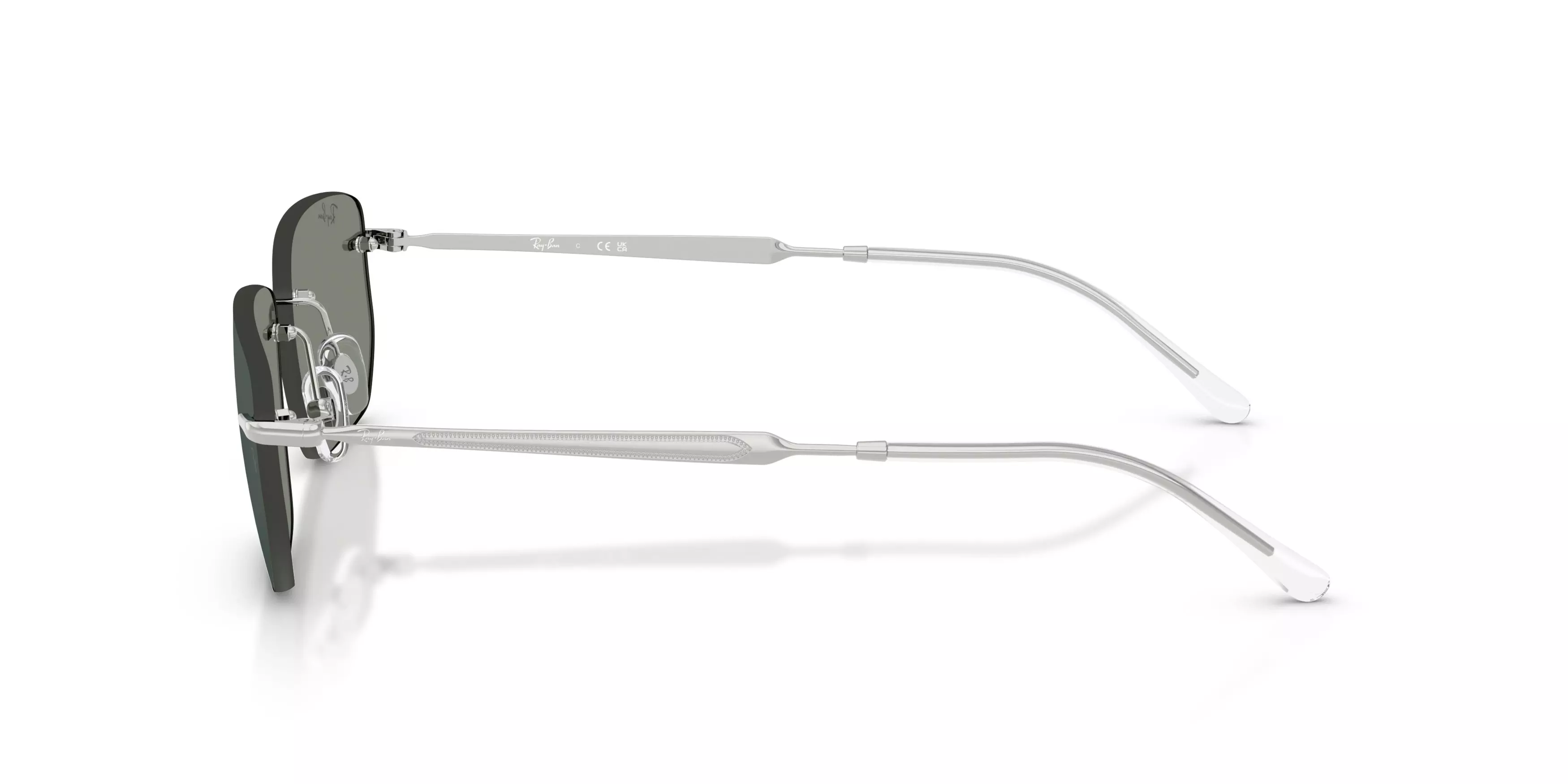 Ray-Ban RB3768 Grey Green Mirrored Sunglasses – Silver - SILVER/GREEN