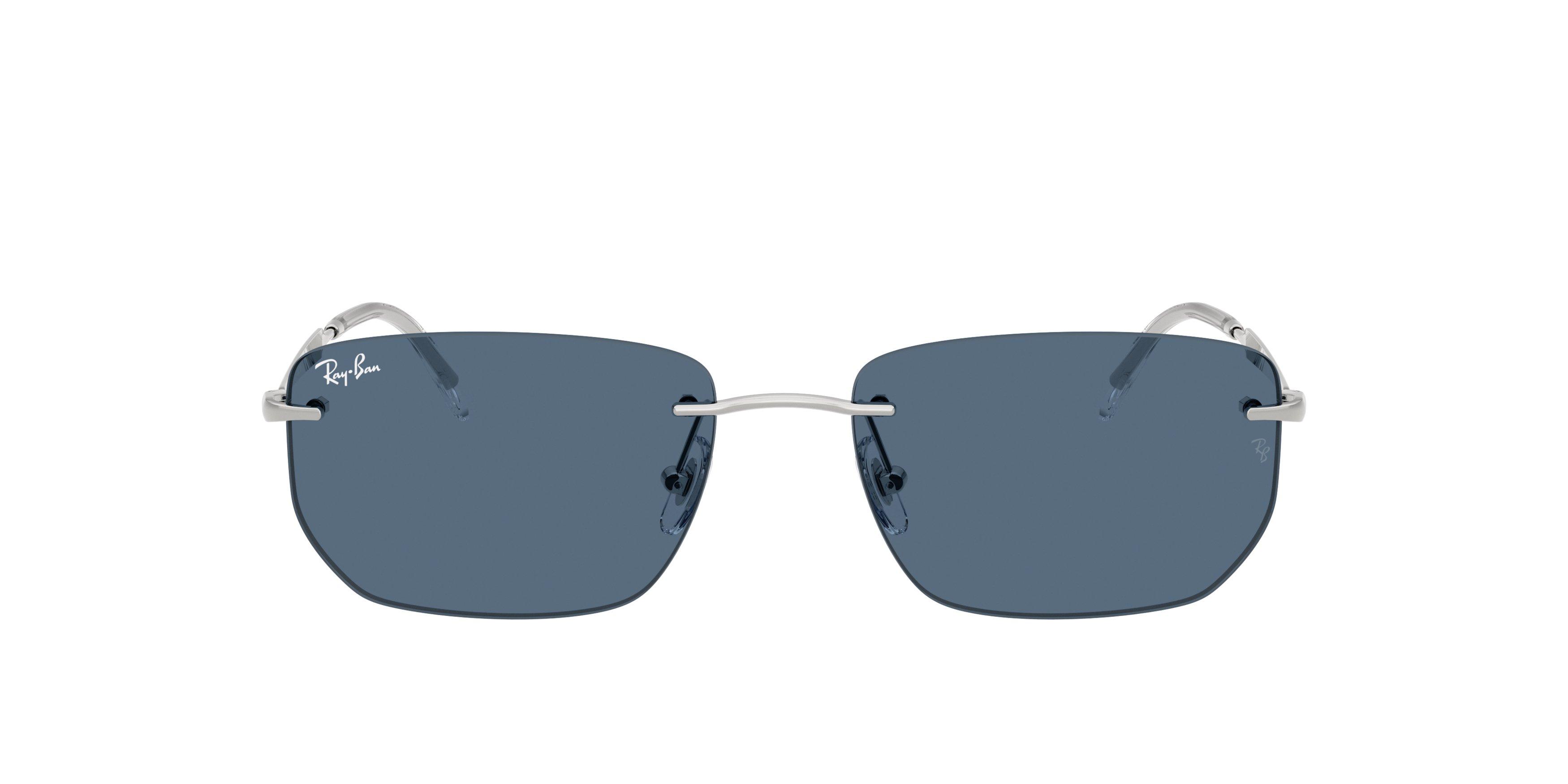 Ray-Ban RB3768 Dark Blue Sunglasses &ndash; Silver - SILVER/BLUE Thumbnail View 2