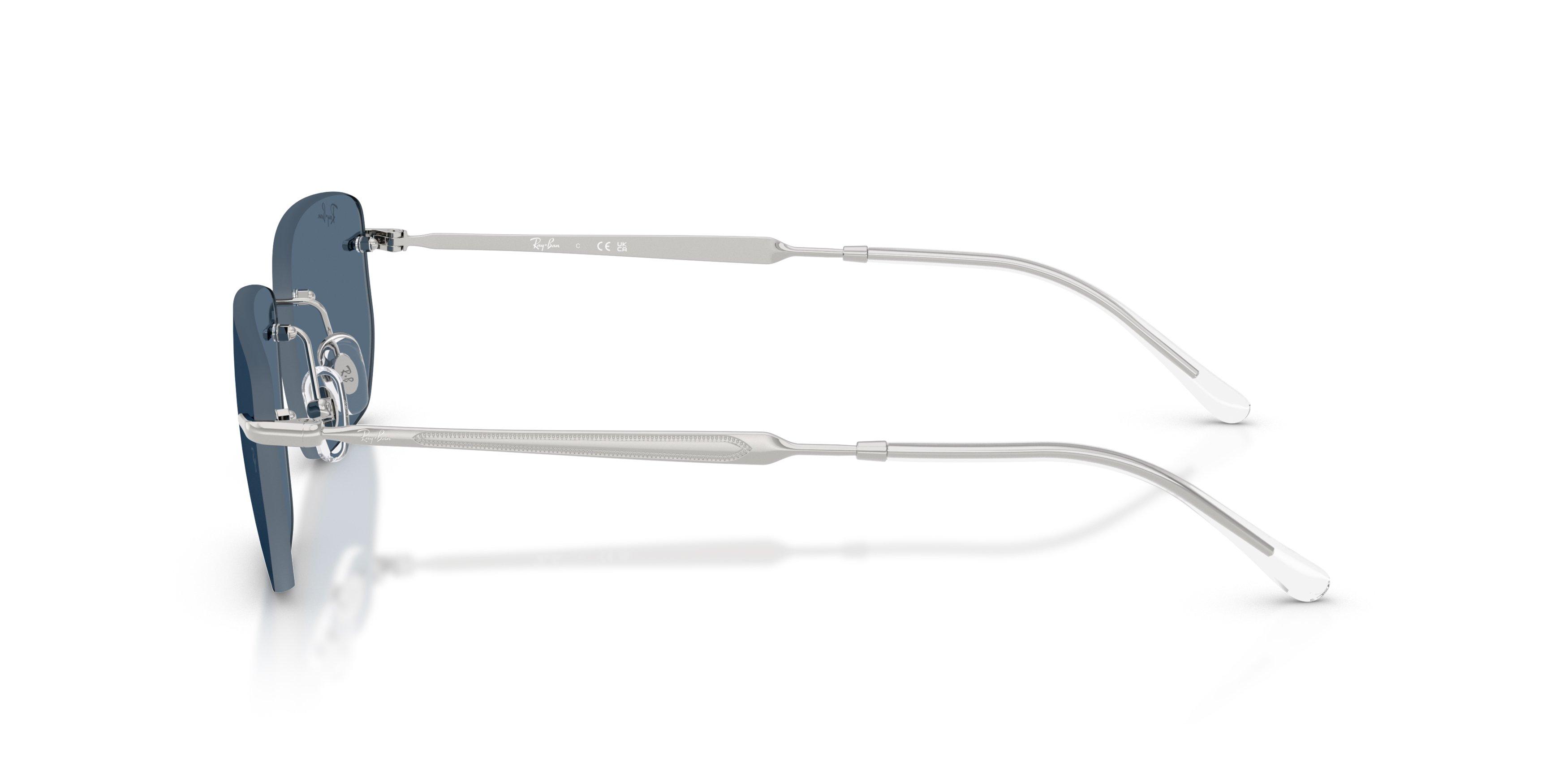 Ray-Ban RB3768 Dark Blue Sunglasses &ndash; Silver - SILVER/BLUE Thumbnail View 5