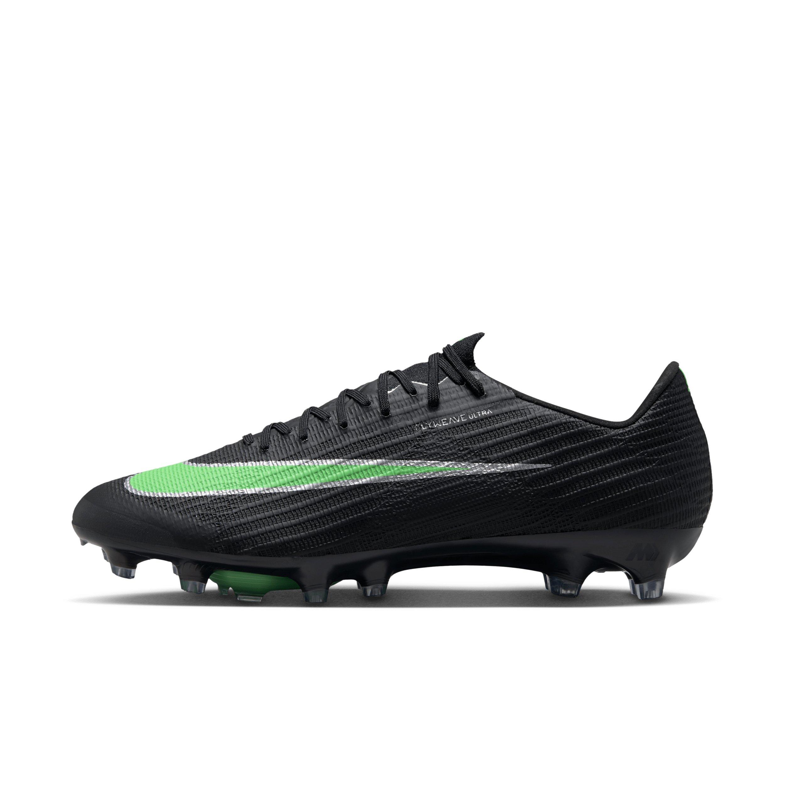 Nike Mercurial Superfly 11 Elite AG "Black/Black/Illusion Green" Men's Soccer Cleat - BLACK/BLACK/GREEN