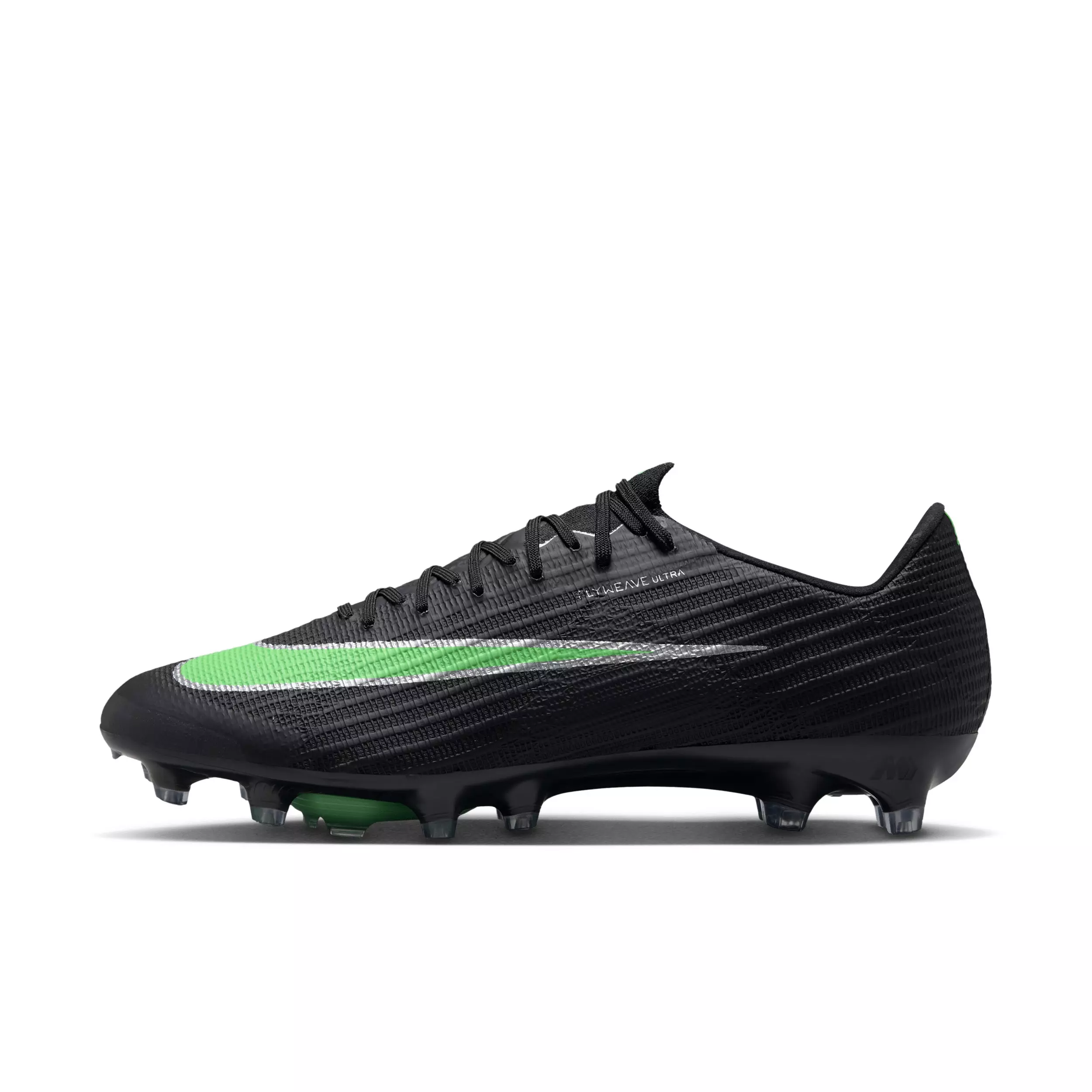 Nike Mercurial Superfly 11 Elite AG "Black/Black/Illusion Green" Men's Soccer Cleat - BLACK/BLACK/GREEN