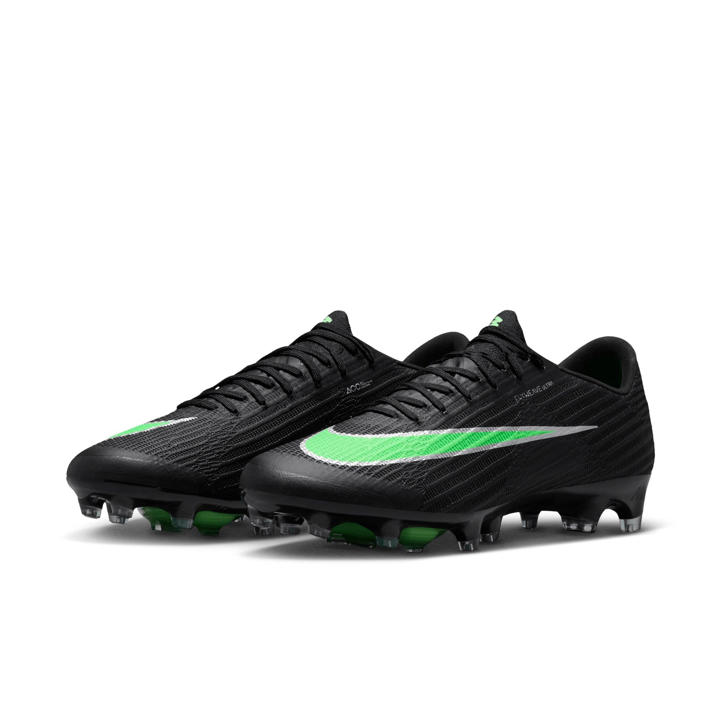 Nike Mercurial Superfly 11 Elite AG "Black/Black/Illusion Green" Men's Soccer Cleat - BLACK/BLACK/GREEN