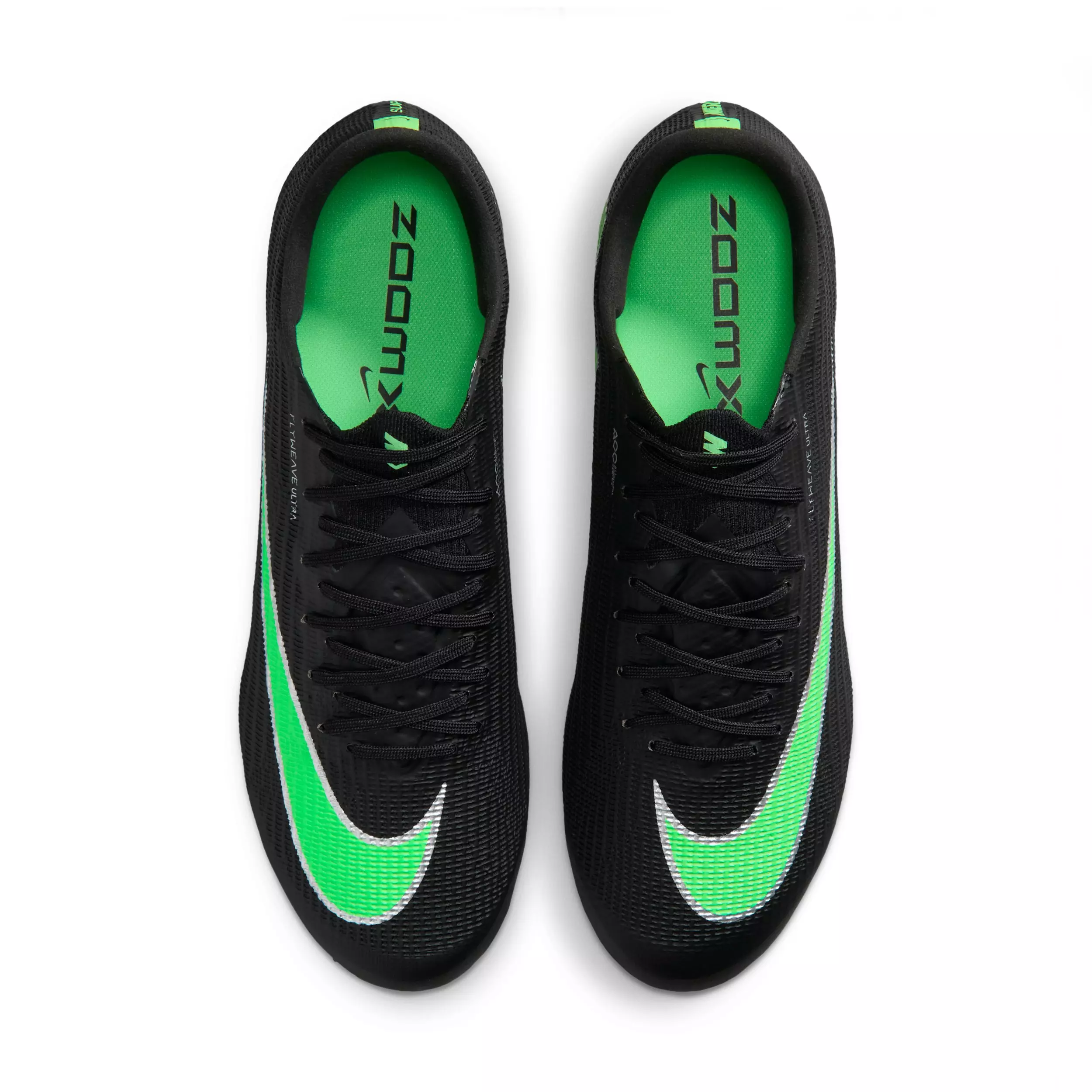 Nike Mercurial Superfly 11 Elite AG "Black/Black/Illusion Green" Men's Soccer Cleat - BLACK/BLACK/GREEN