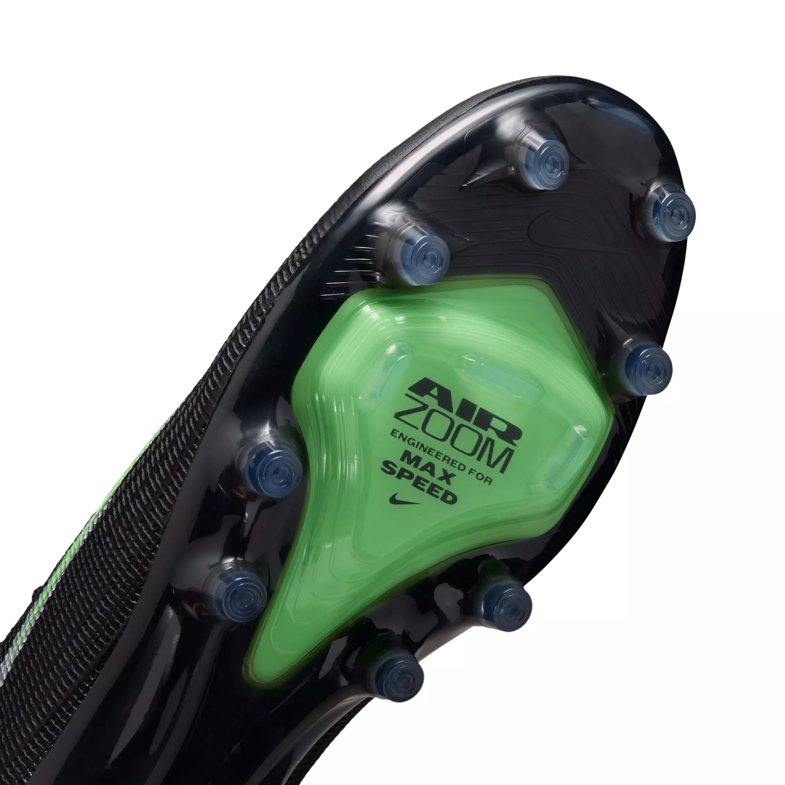 Nike Mercurial Superfly 11 Elite AG "Black/Black/Illusion Green" Men's Soccer Cleat - BLACK/BLACK/GREEN