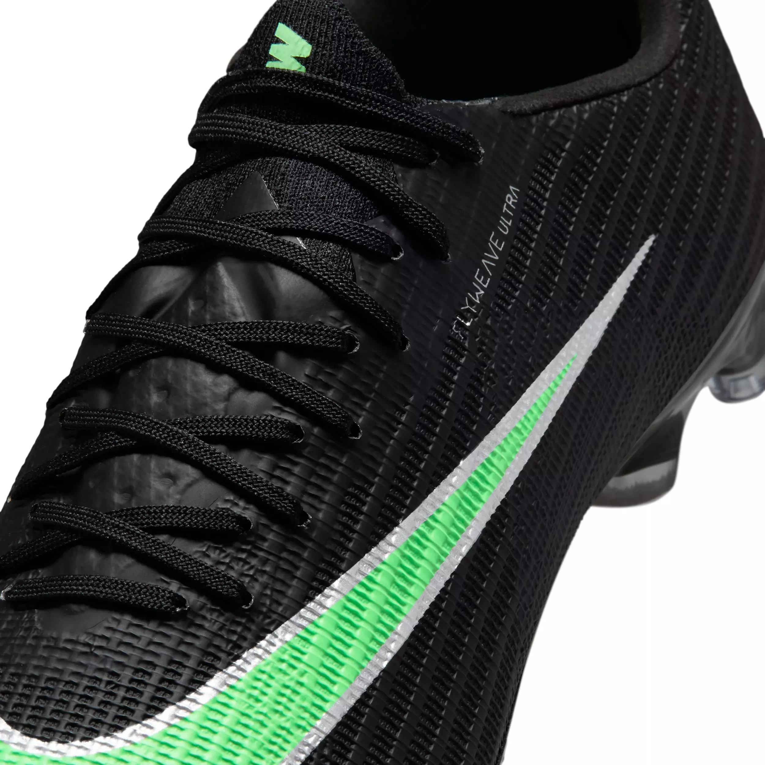 Nike Mercurial Superfly 11 Elite AG "Black/Black/Illusion Green" Men's Soccer Cleat - BLACK/BLACK/GREEN
