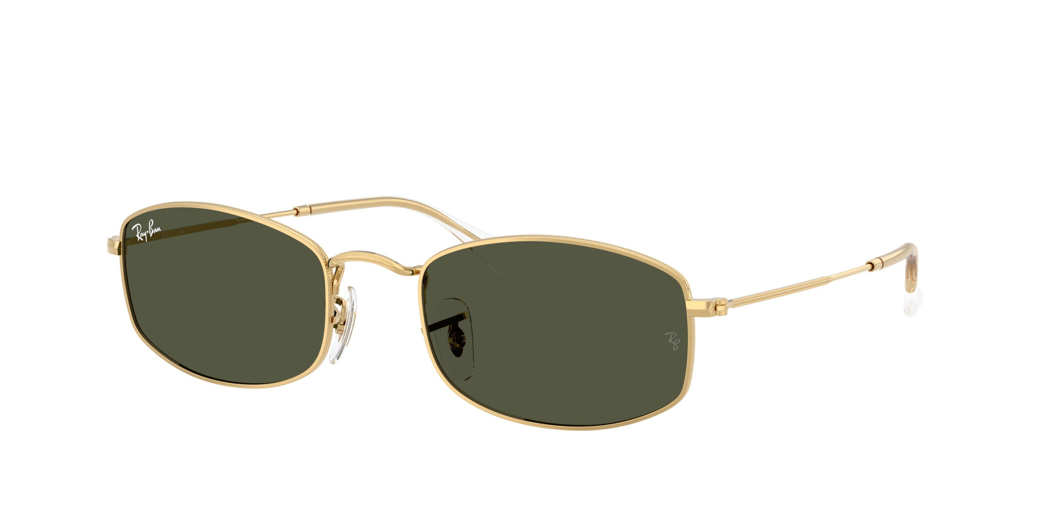 Ray-Ban RB3832 Green Sunglasses &ndash; Arista Gold - GOLD/GREEN Thumbnail View 1