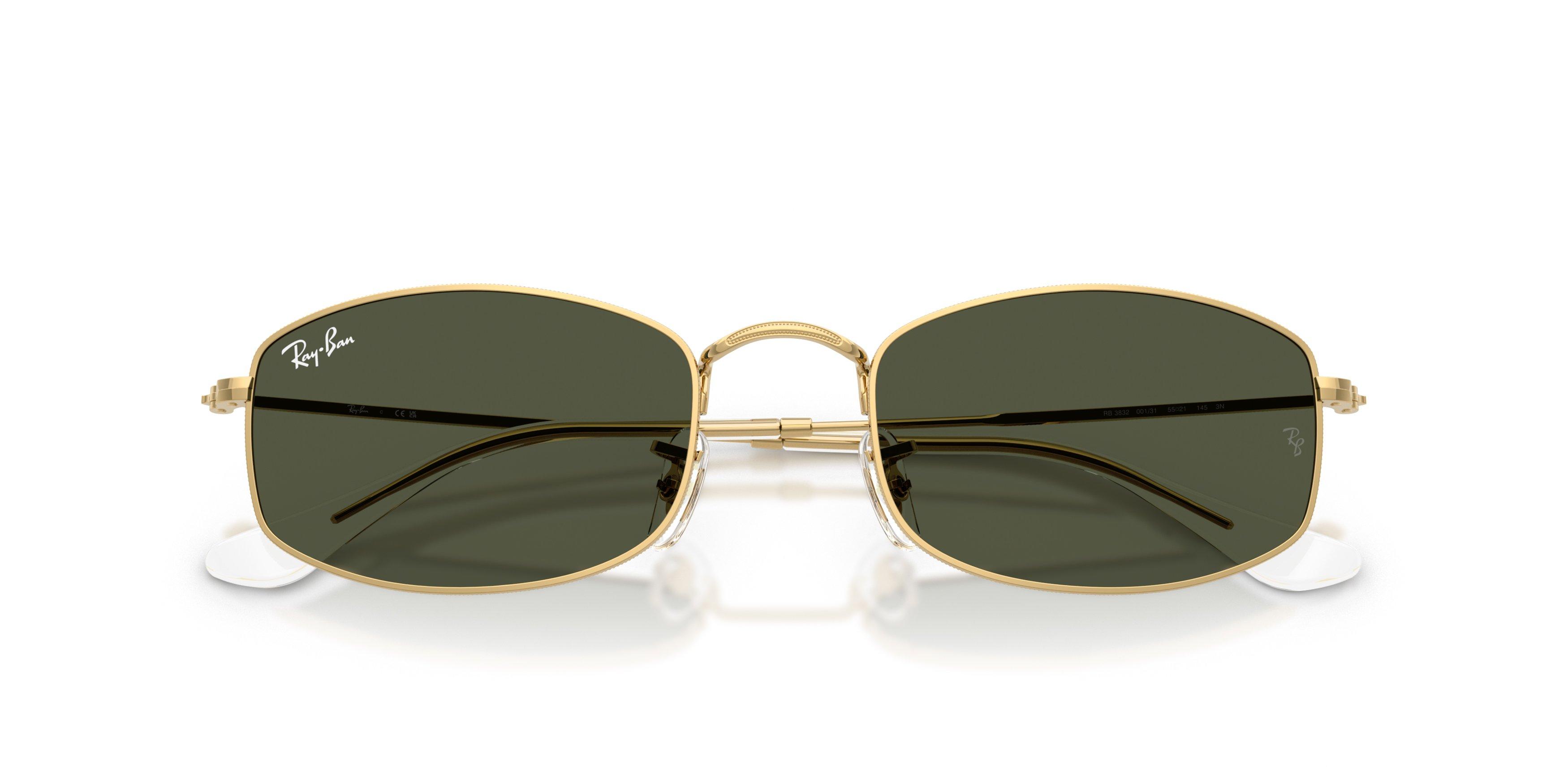 Ray-Ban RB3832 Green Sunglasses &ndash; Arista Gold - GOLD/GREEN Thumbnail View 6