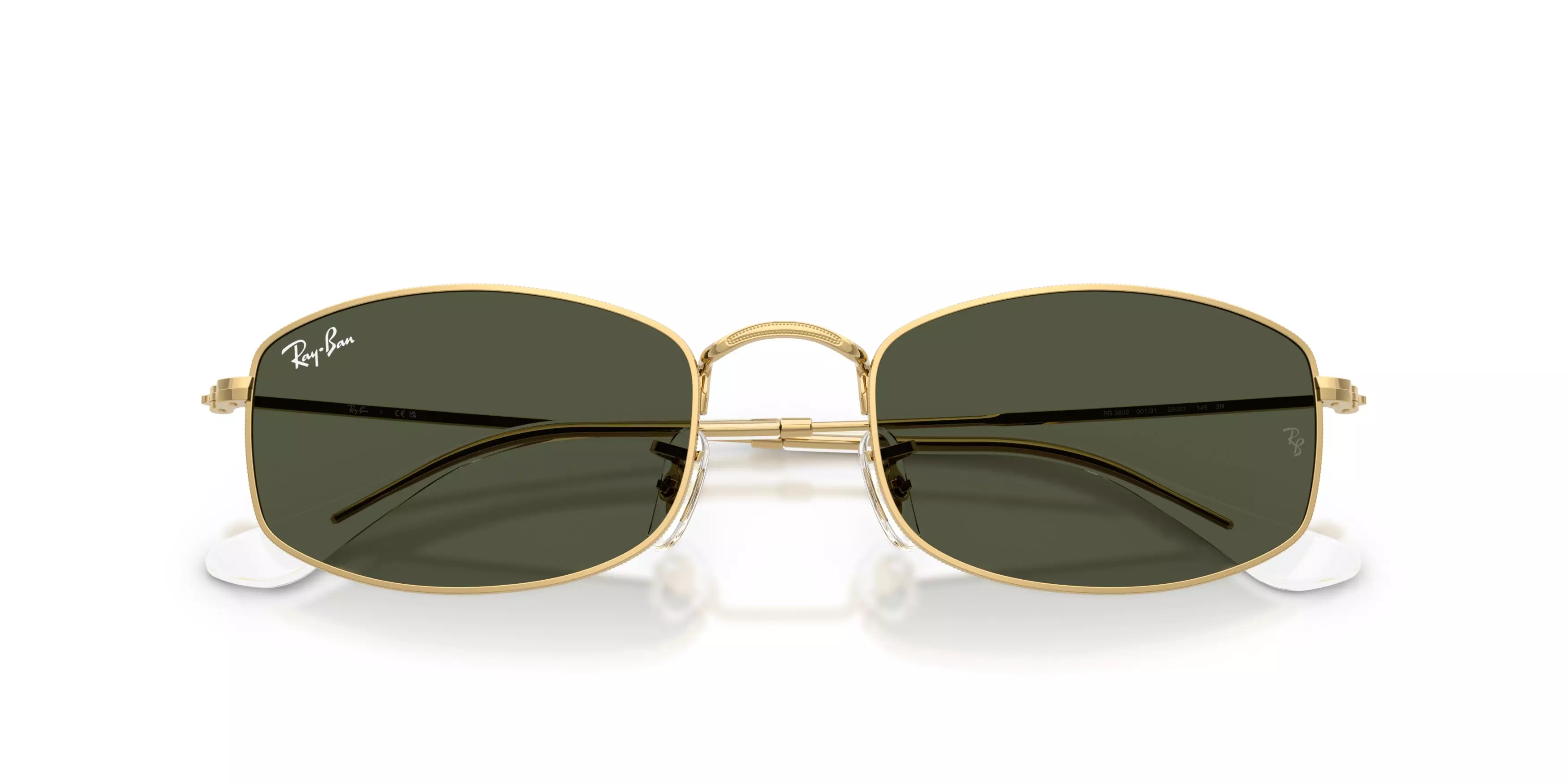 Ray-Ban RB3832 Green Sunglasses – Arista Gold - GOLD/GREEN