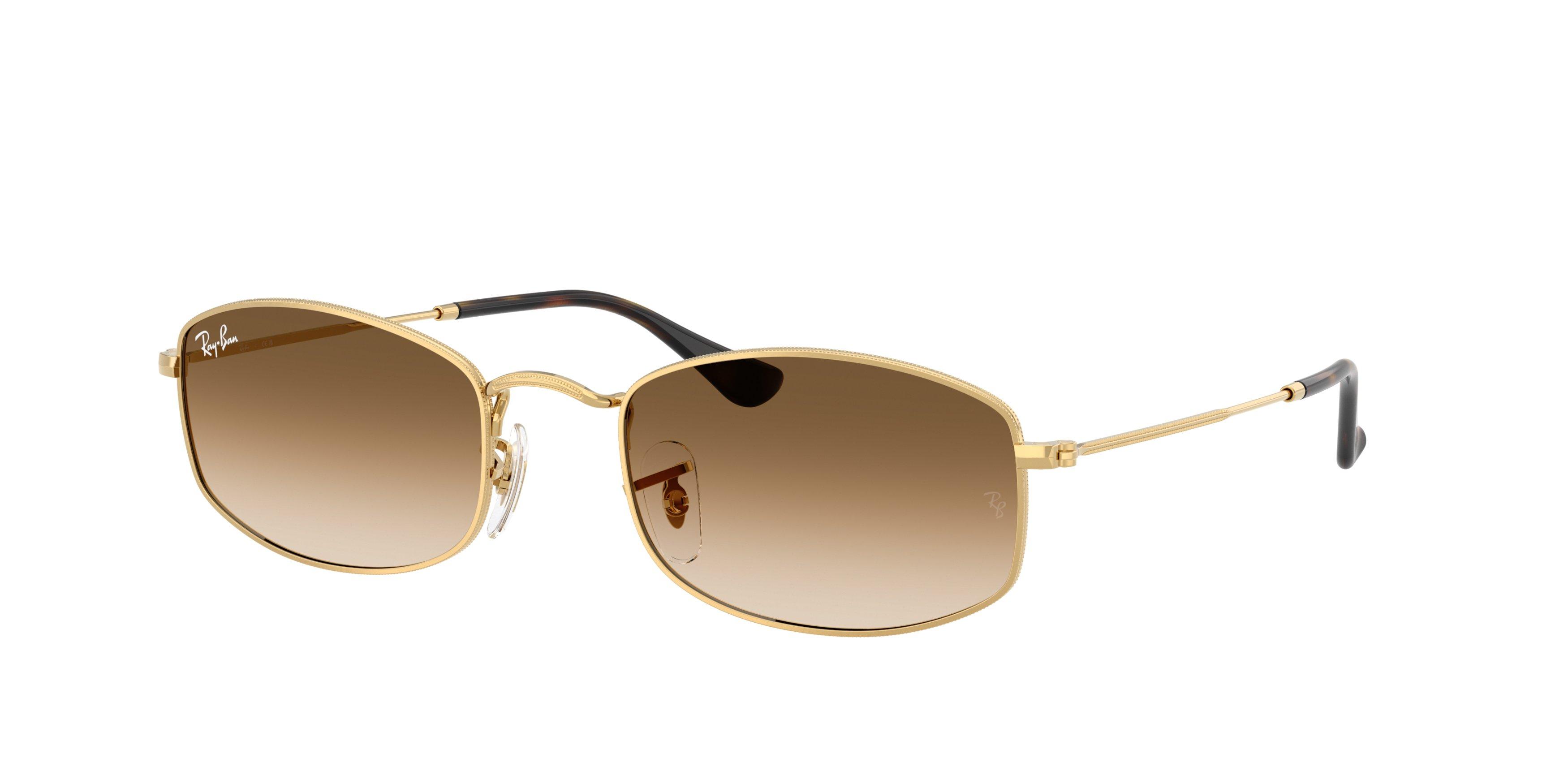 Ray-Ban RB3832 Clear Brown Gradient Sunglasses &ndash; Arista Gold - GOLD/BROWN Thumbnail View 1