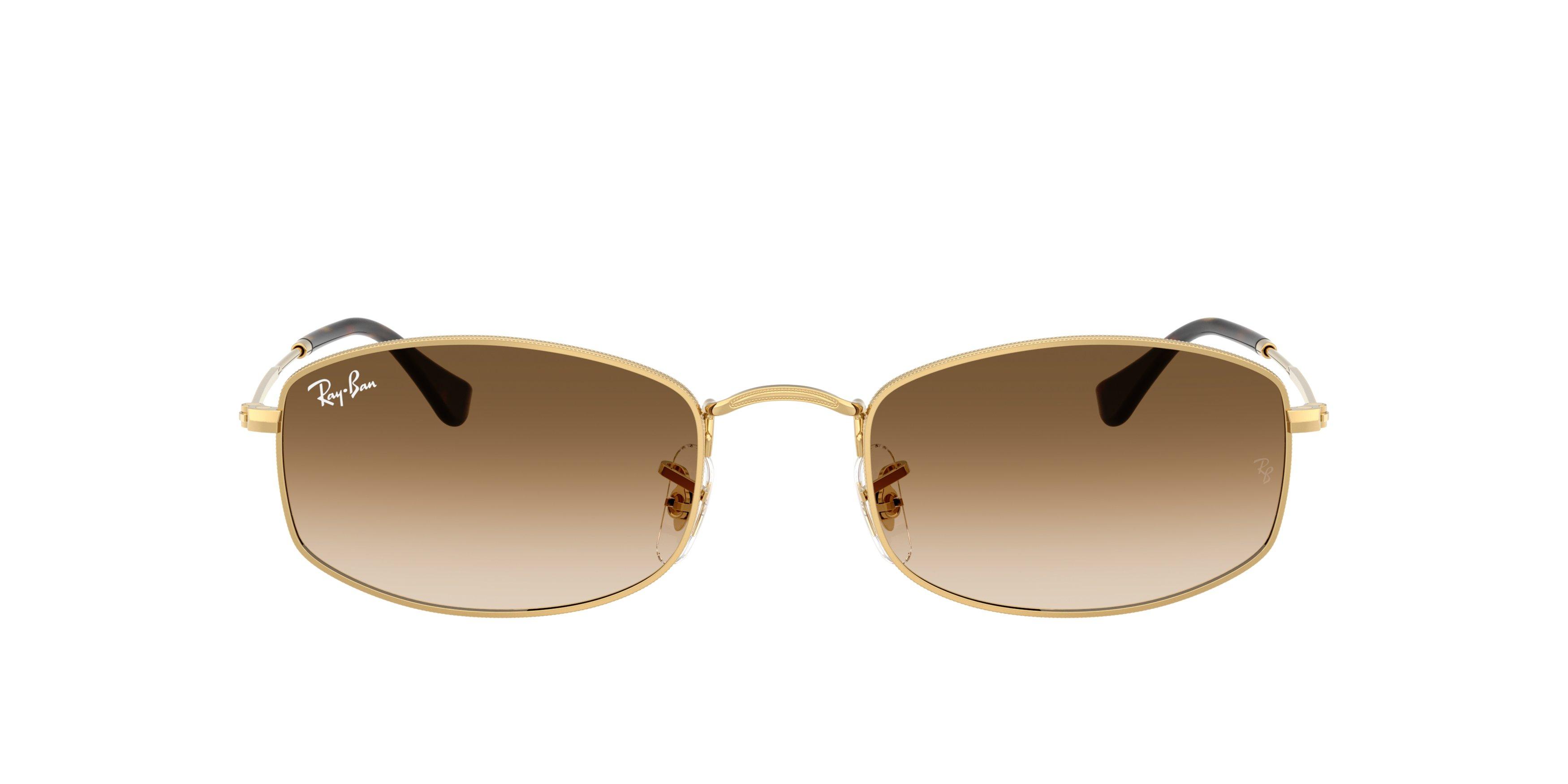 Ray-Ban RB3832 Clear Brown Gradient Sunglasses &ndash; Arista Gold - GOLD/BROWN Thumbnail View 2