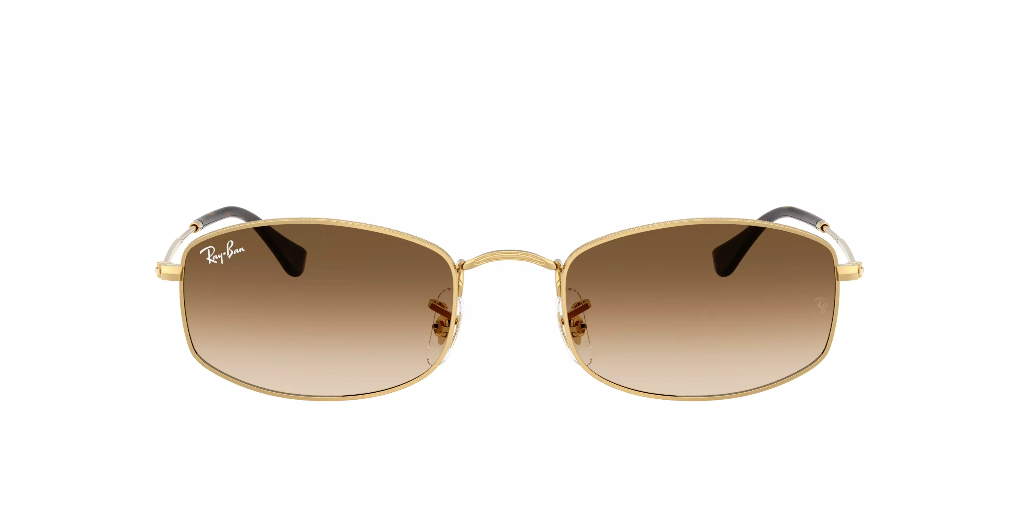 Ray-Ban RB3832 Clear Brown Gradient Sunglasses – Arista Gold - GOLD/BROWN