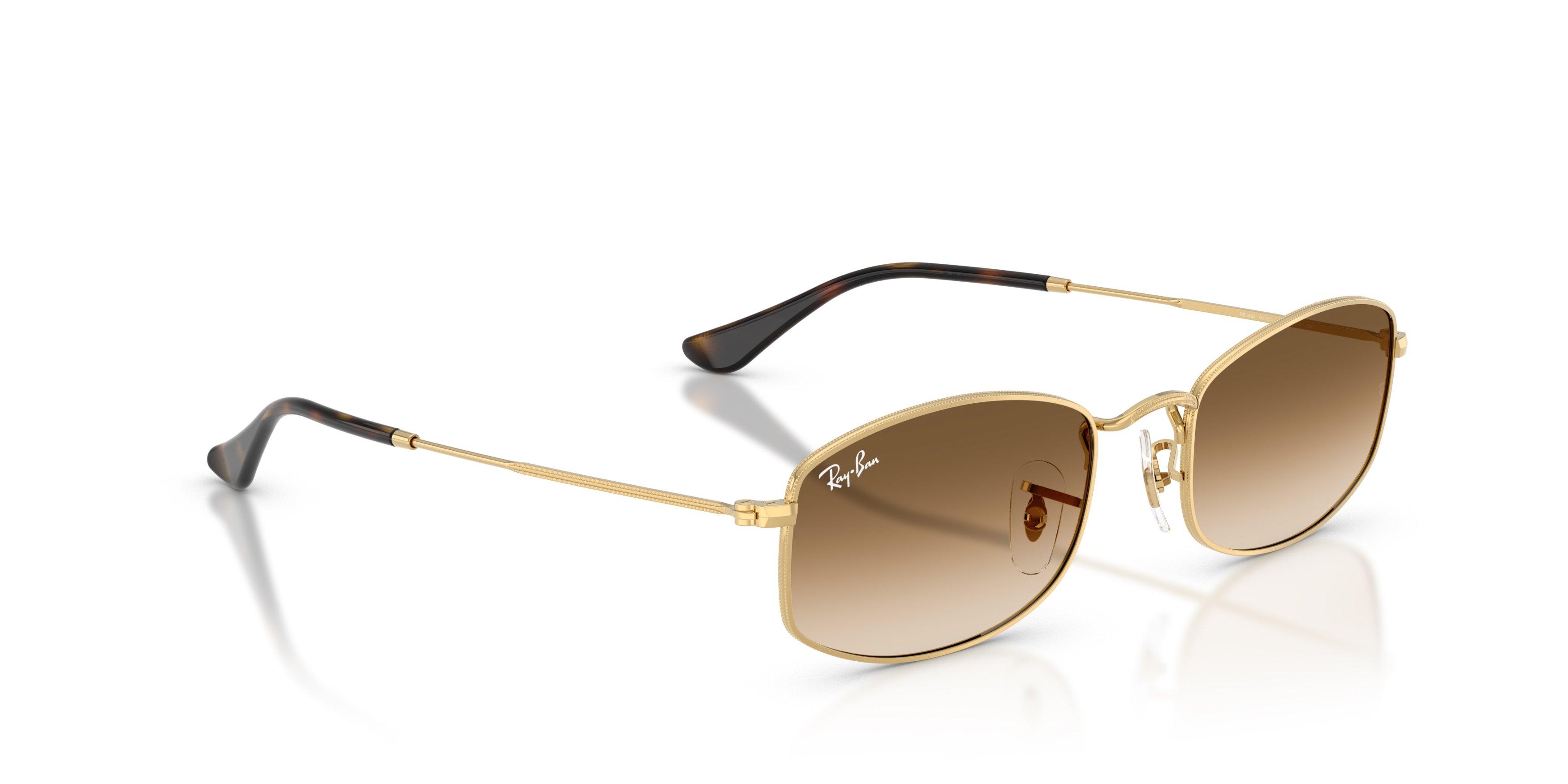 Ray-Ban RB3832 Clear Brown Gradient Sunglasses &ndash; Arista Gold - GOLD/BROWN Thumbnail View 4