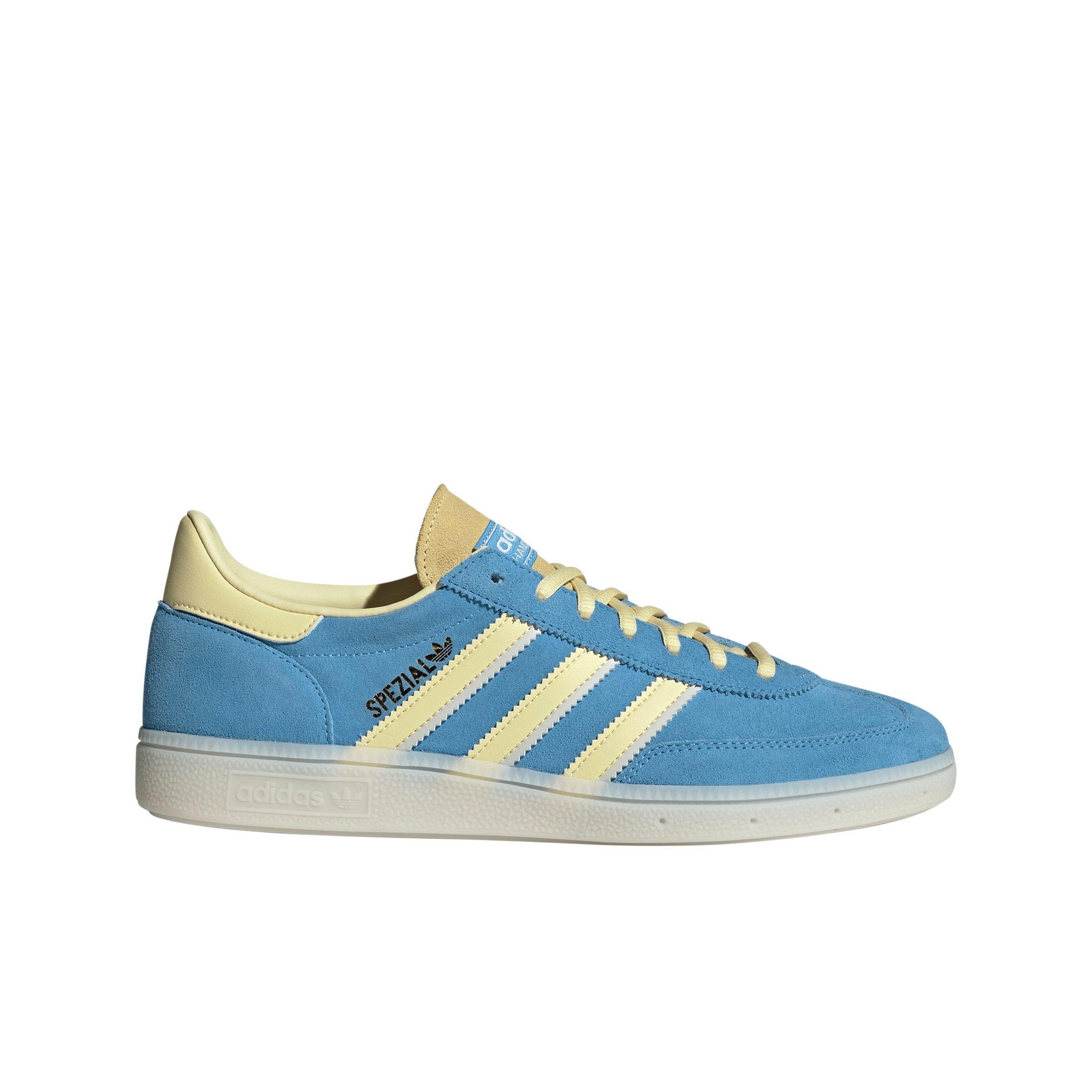 adidas Originals Handball Spezial "Semi Blue Burst/Almost Yellow/Crystal White" Men's Shoe - BLUE/YELLOW/WHITE Thumbnail View 1