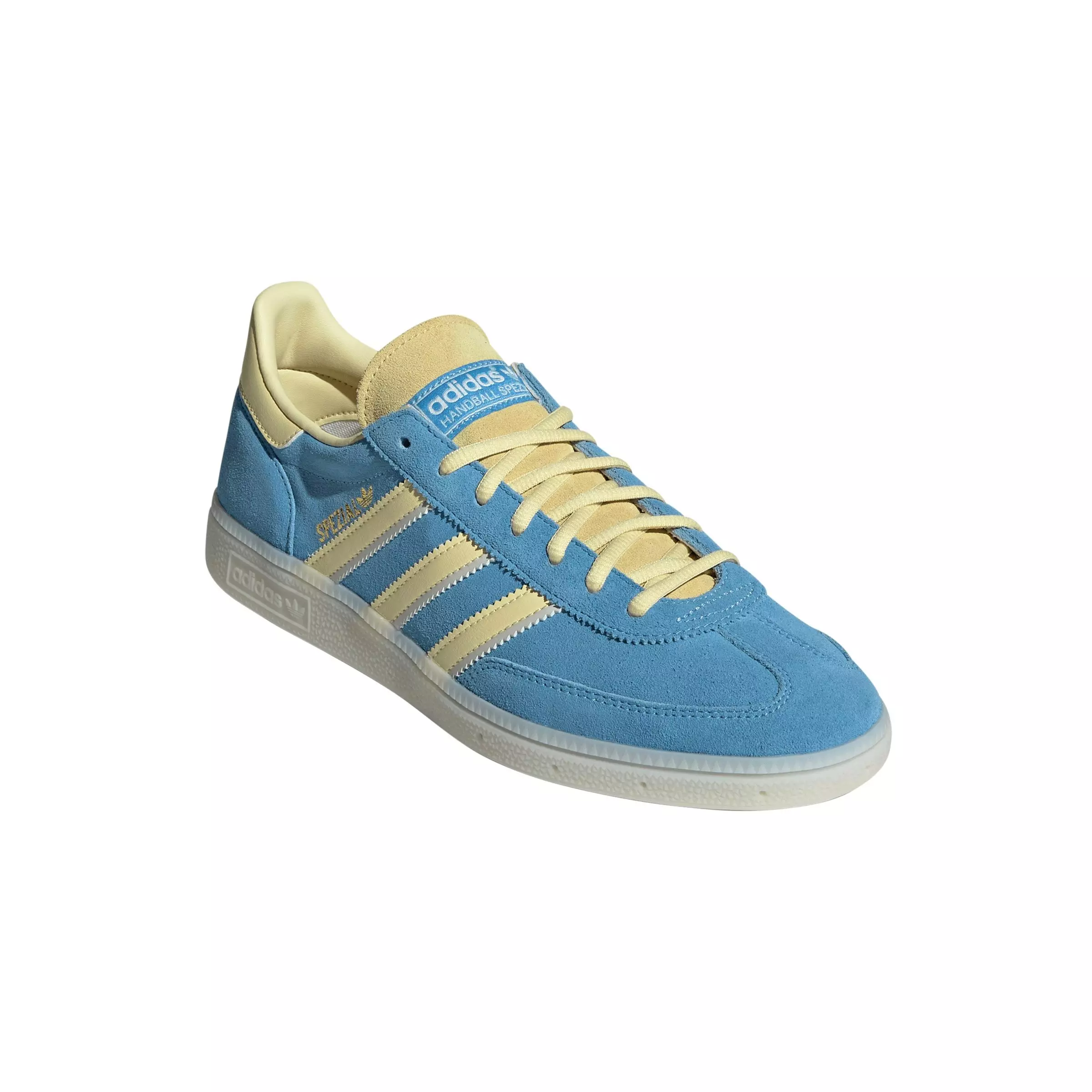 adidas Originals Handball Spezial "Semi Blue Burst/Almost Yellow/Crystal White" Men's Shoe - BLUE/YELLOW/WHITE