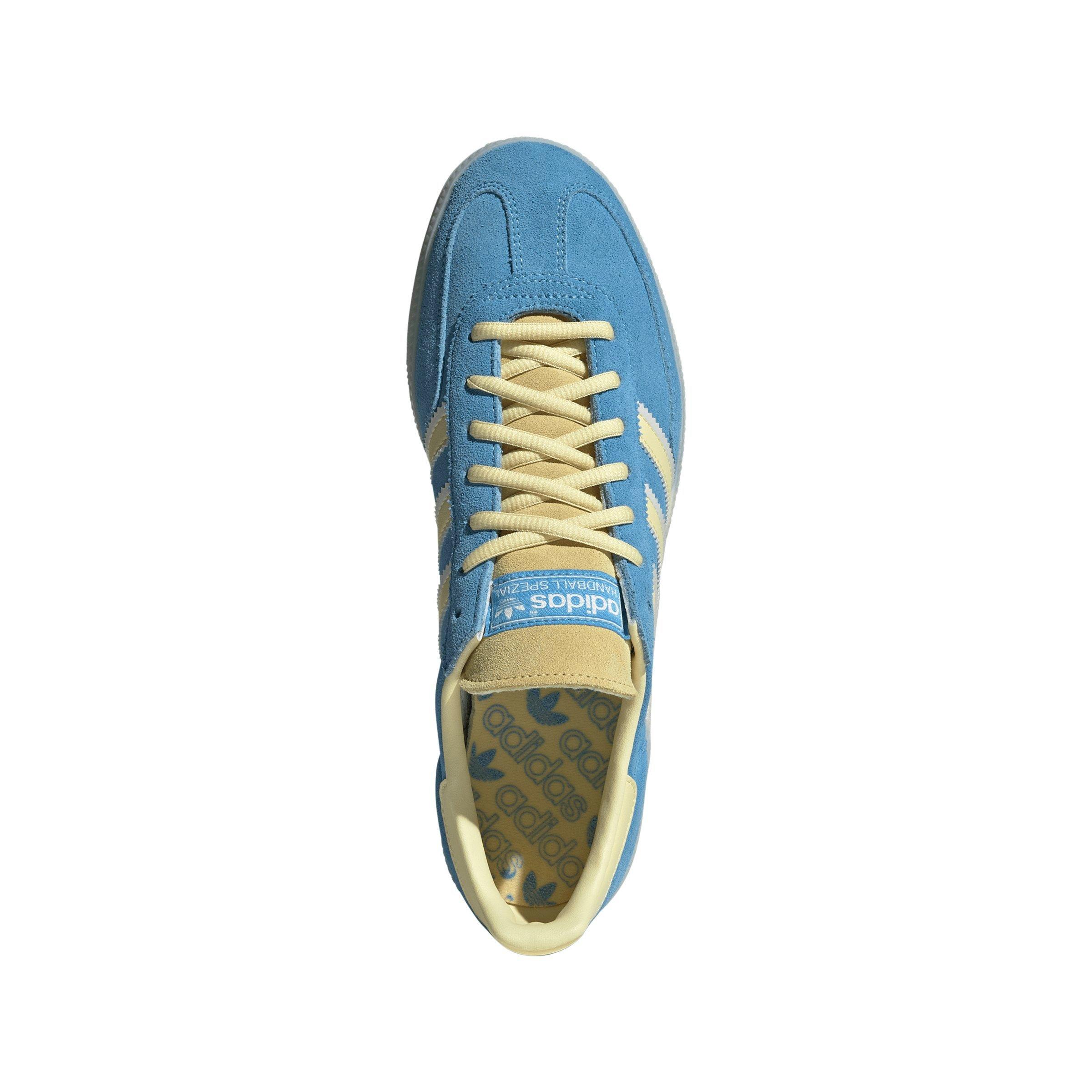 adidas Originals Handball Spezial "Semi Blue Burst/Almost Yellow/Crystal White" Men's Shoe - BLUE/YELLOW/WHITE Thumbnail View 5