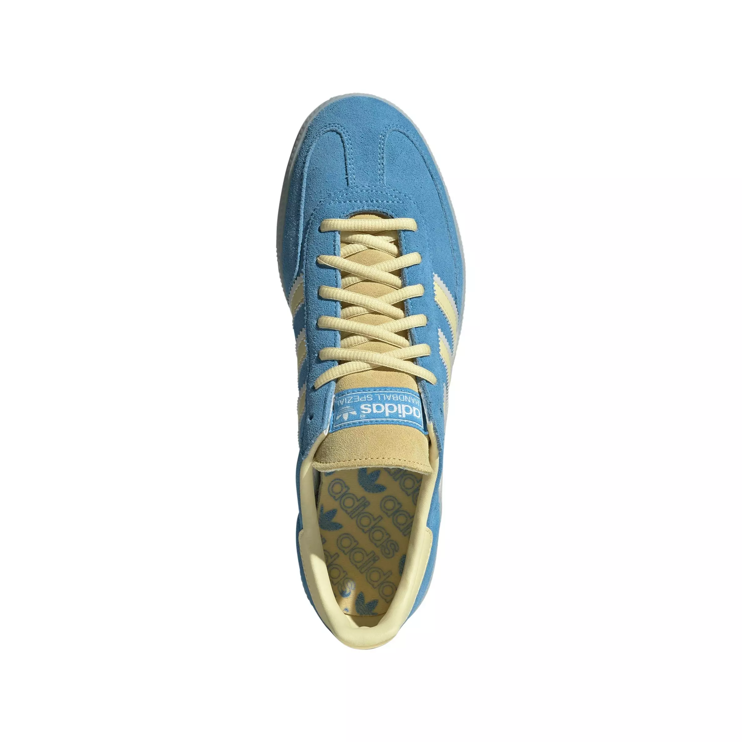 adidas Originals Handball Spezial "Semi Blue Burst/Almost Yellow/Crystal White" Men's Shoe - BLUE/YELLOW/WHITE