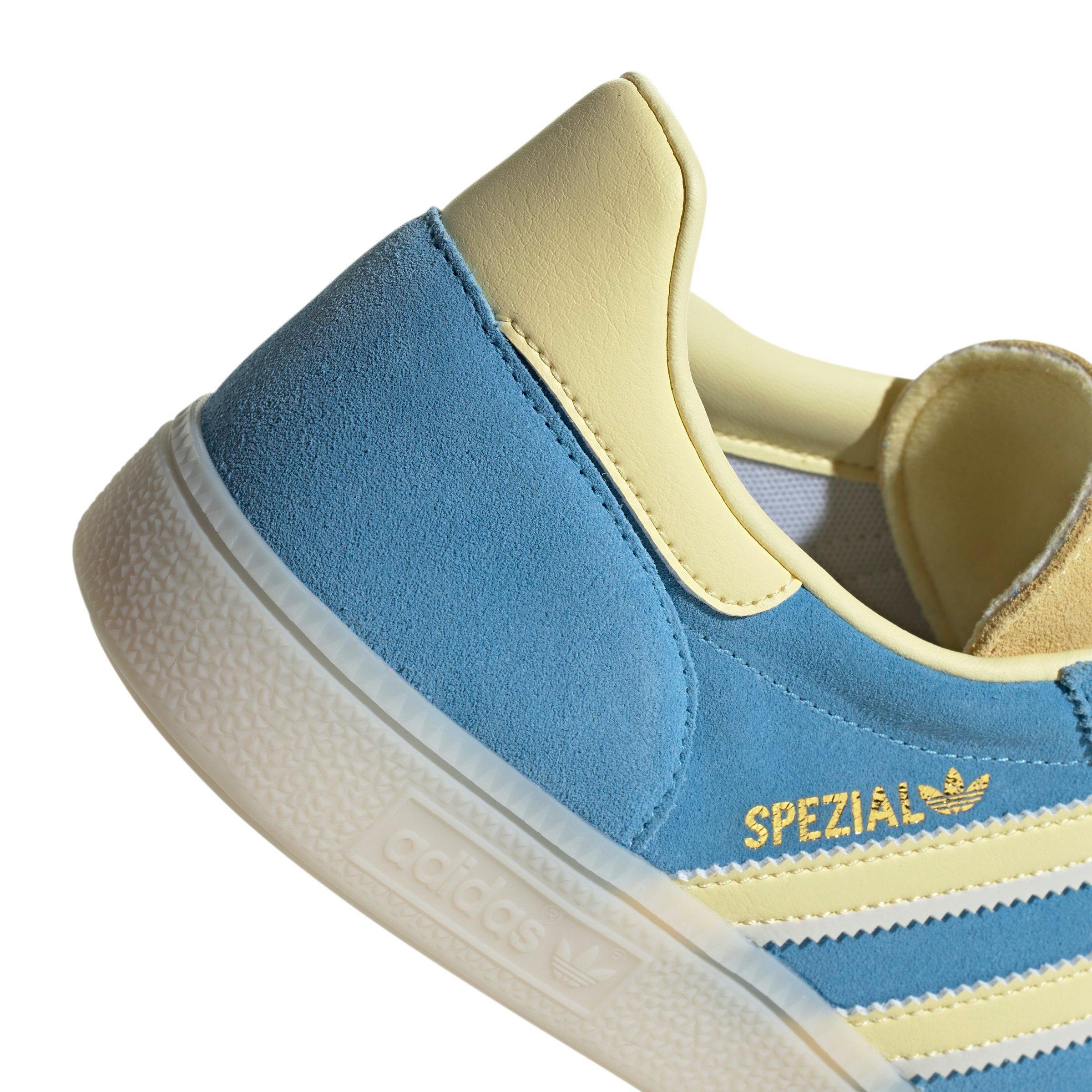 adidas Originals Handball Spezial "Semi Blue Burst/Almost Yellow/Crystal White" Men's Shoe - BLUE/YELLOW/WHITE Thumbnail View 7