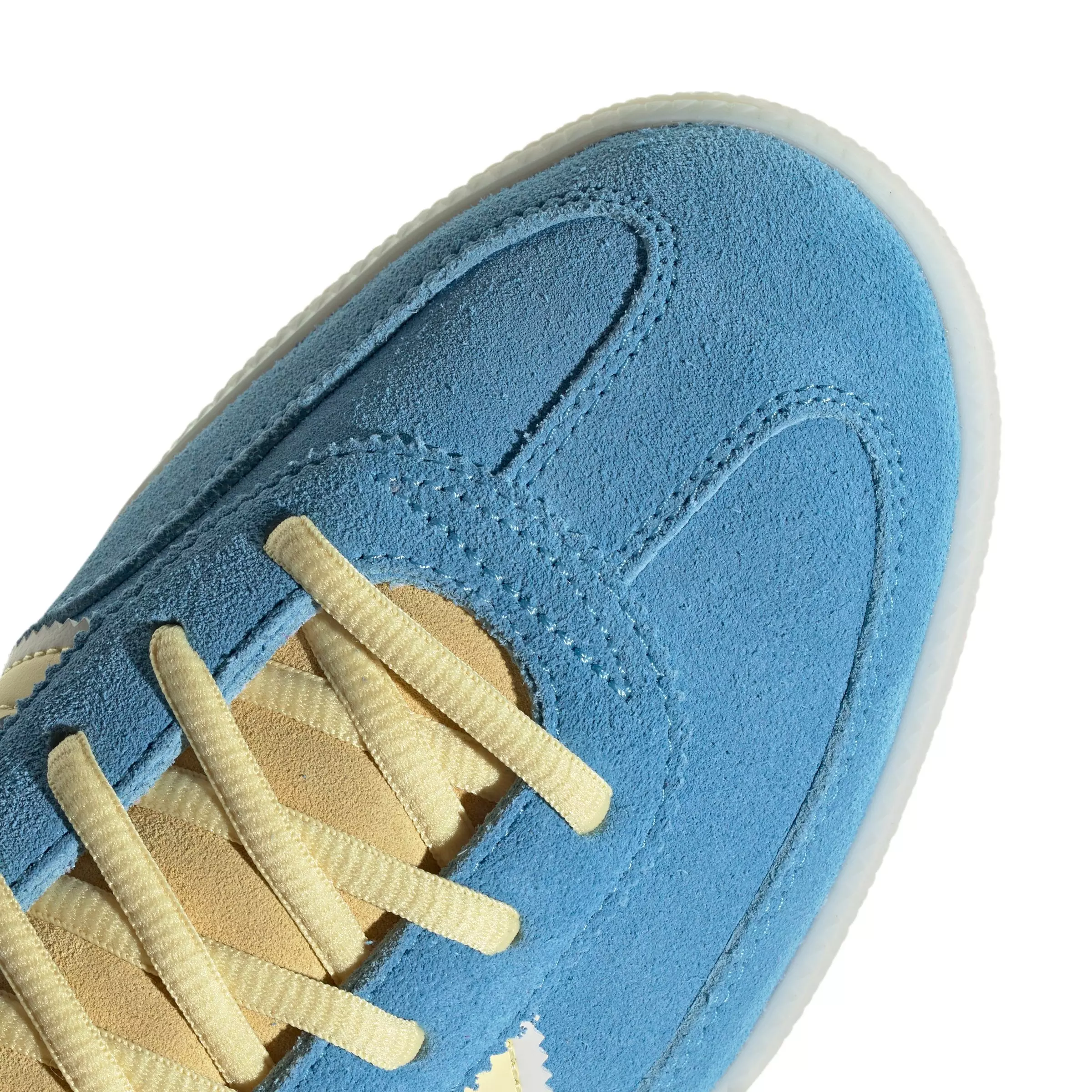 adidas Originals Handball Spezial "Semi Blue Burst/Almost Yellow/Crystal White" Men's Shoe - BLUE/YELLOW/WHITE