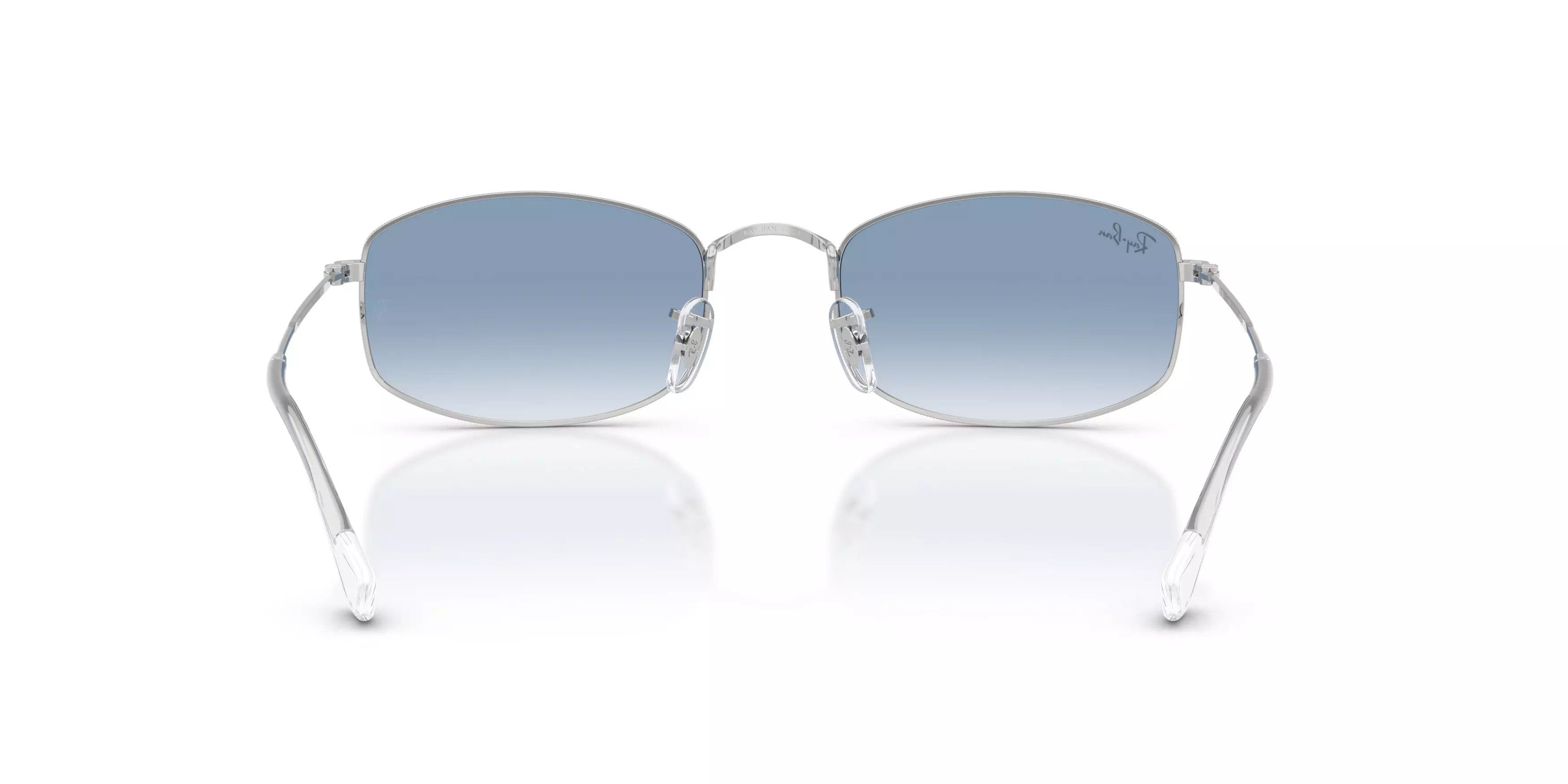 Ray-Ban RB3832 Clear Blue Gradient Sunglasses – Silver - SILVER/BLUE