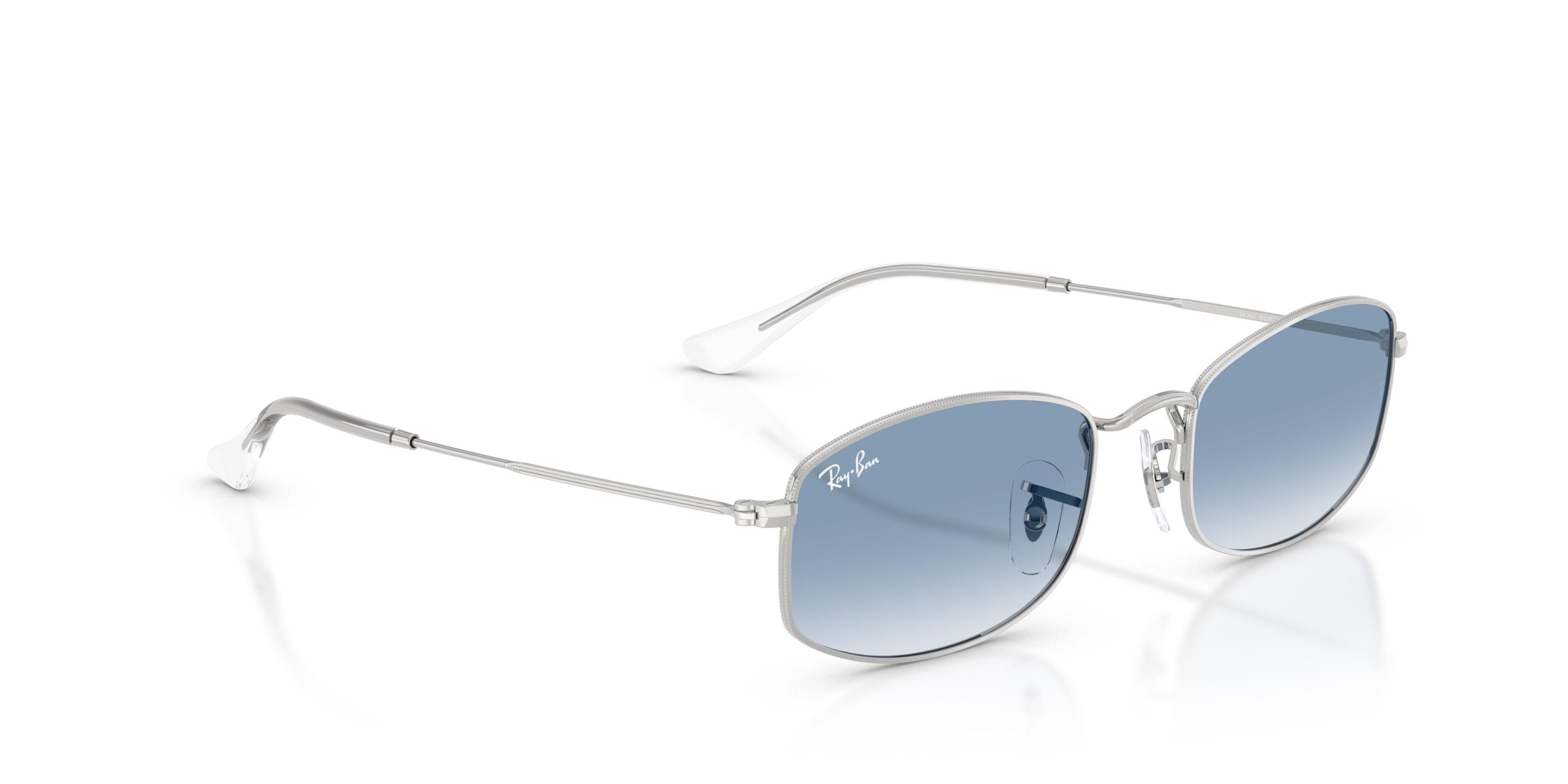 Ray-Ban RB3832 Clear Blue Gradient Sunglasses &ndash; Silver - SILVER/BLUE Thumbnail View 4
