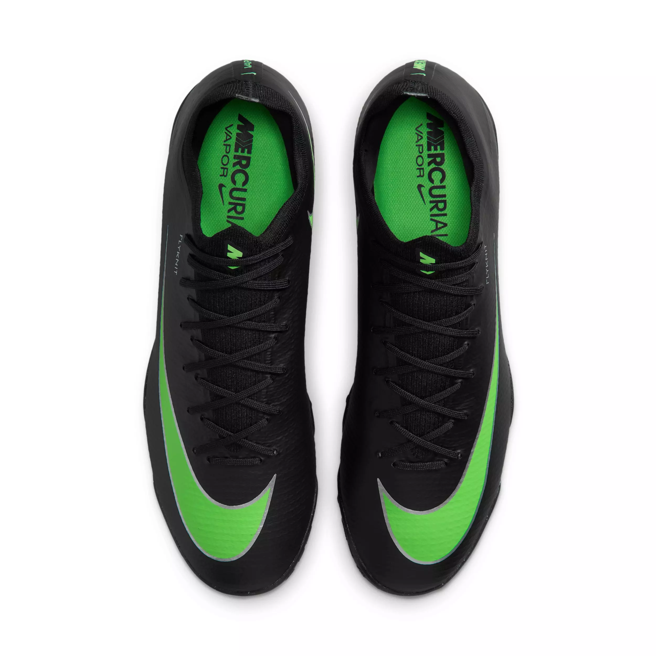 Nike Mercurial Vapor 17 Pro Turf "Black/Black/Illusion Green" Men's Soccer Shoe - BLACK/BLACK/GREEN