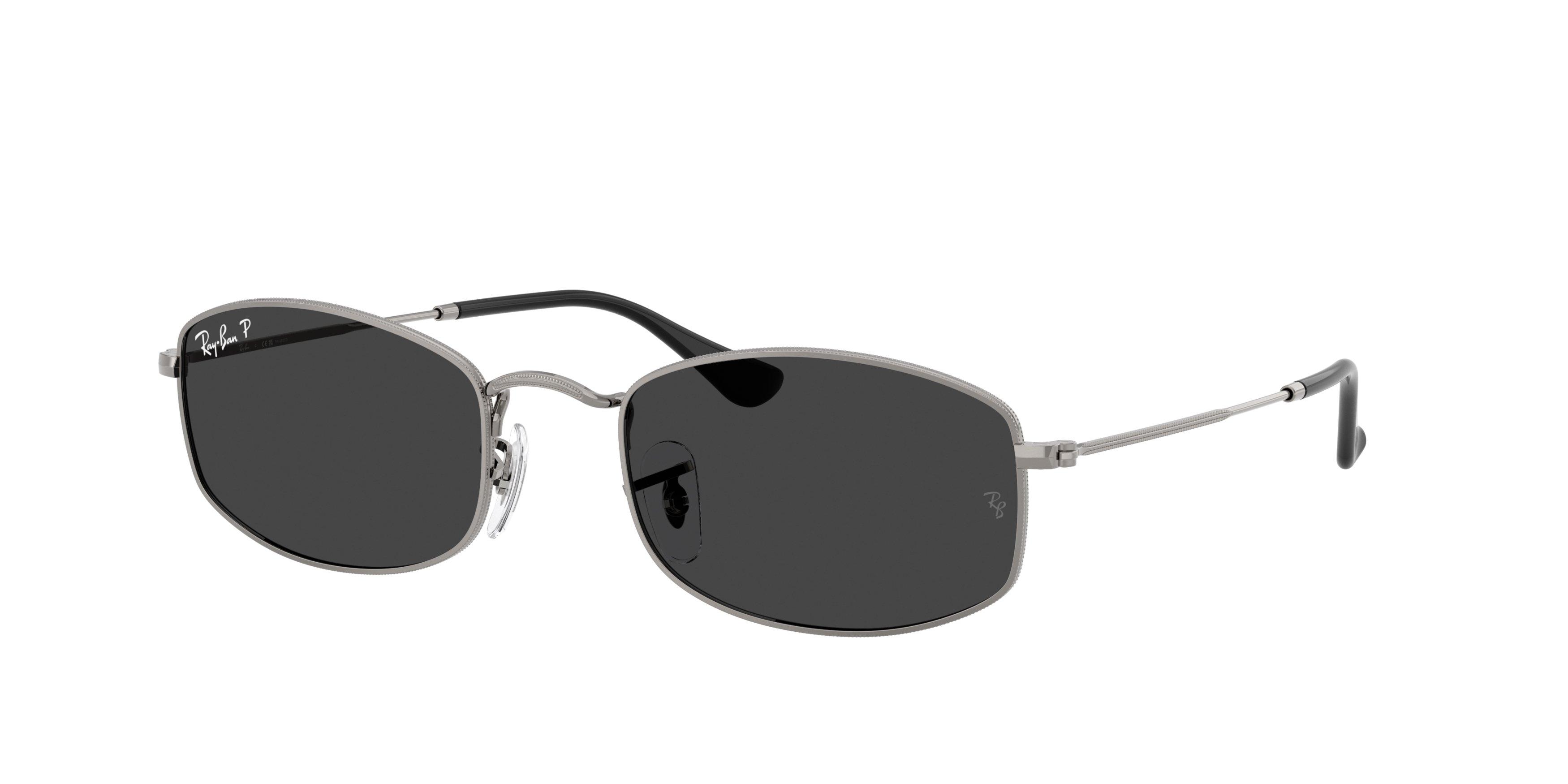 Ray-Ban RB3832 Polar Black Polarized Sunglasses &ndash; Gunmetal - GREY/BLACK Thumbnail View 1