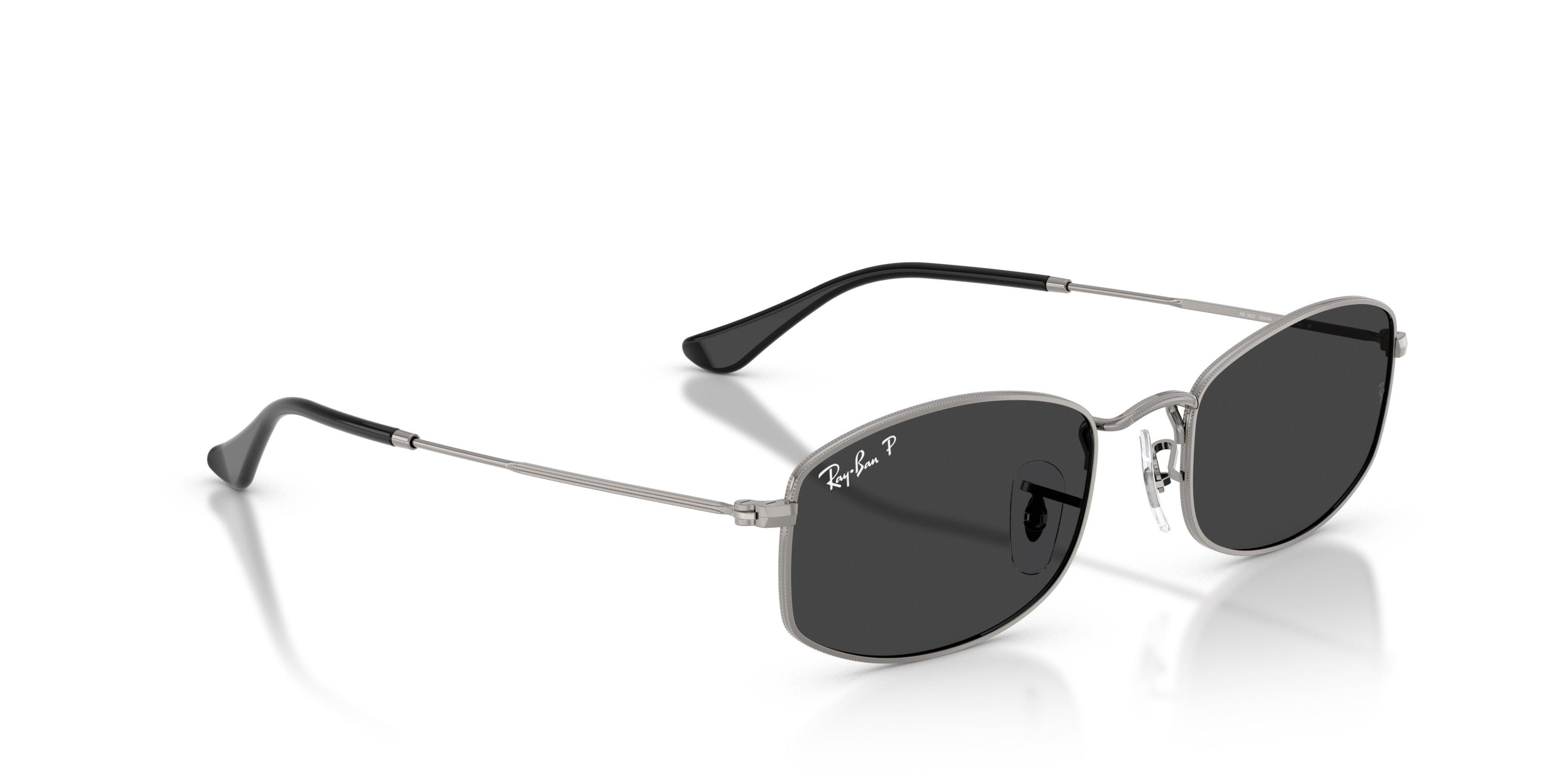 Ray-Ban RB3832 Polar Black Polarized Sunglasses &ndash; Gunmetal - GREY/BLACK Thumbnail View 4