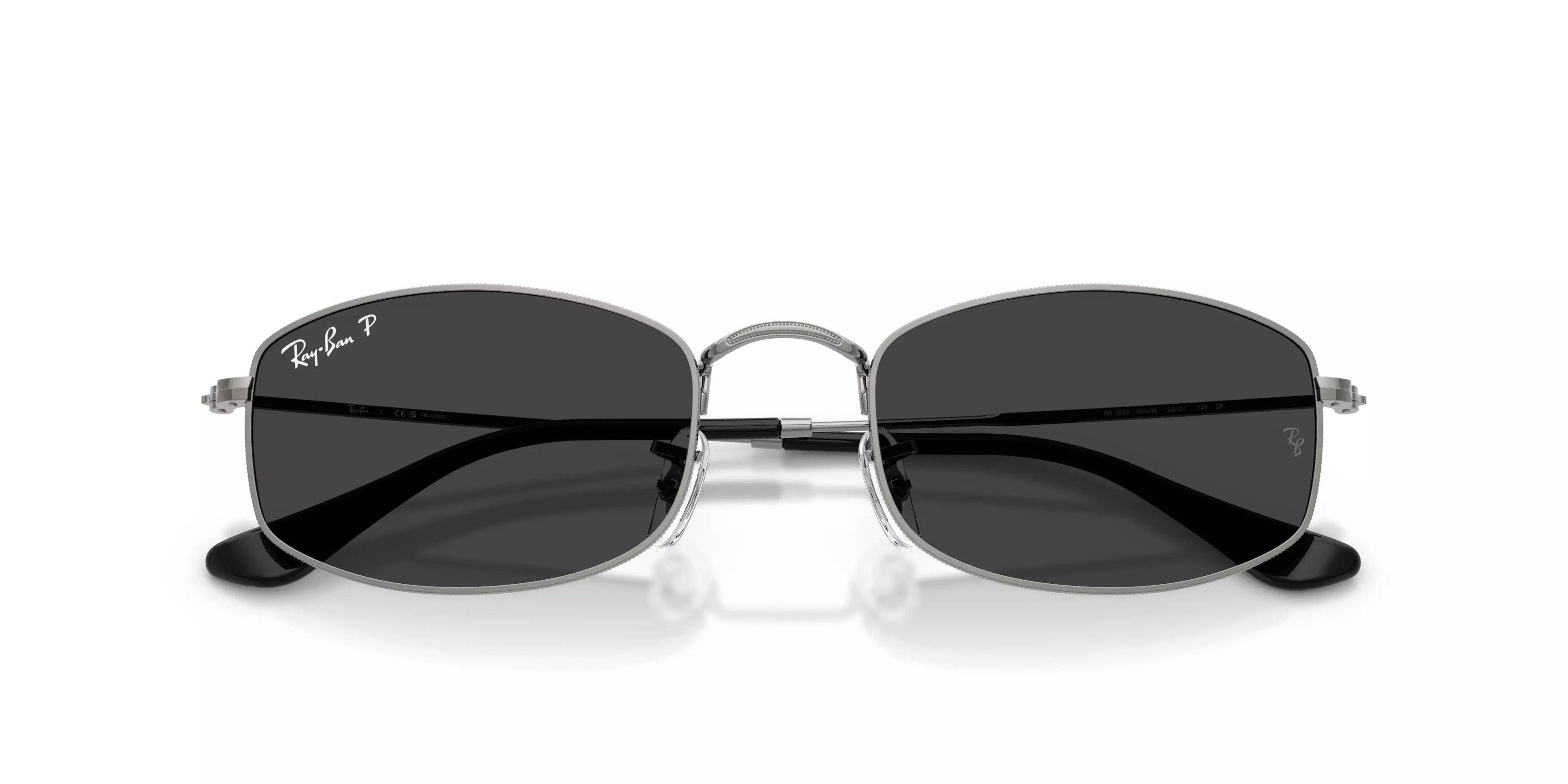 Ray-Ban RB3832 Polar Black Polarized Sunglasses – Gunmetal - GREY/BLACK