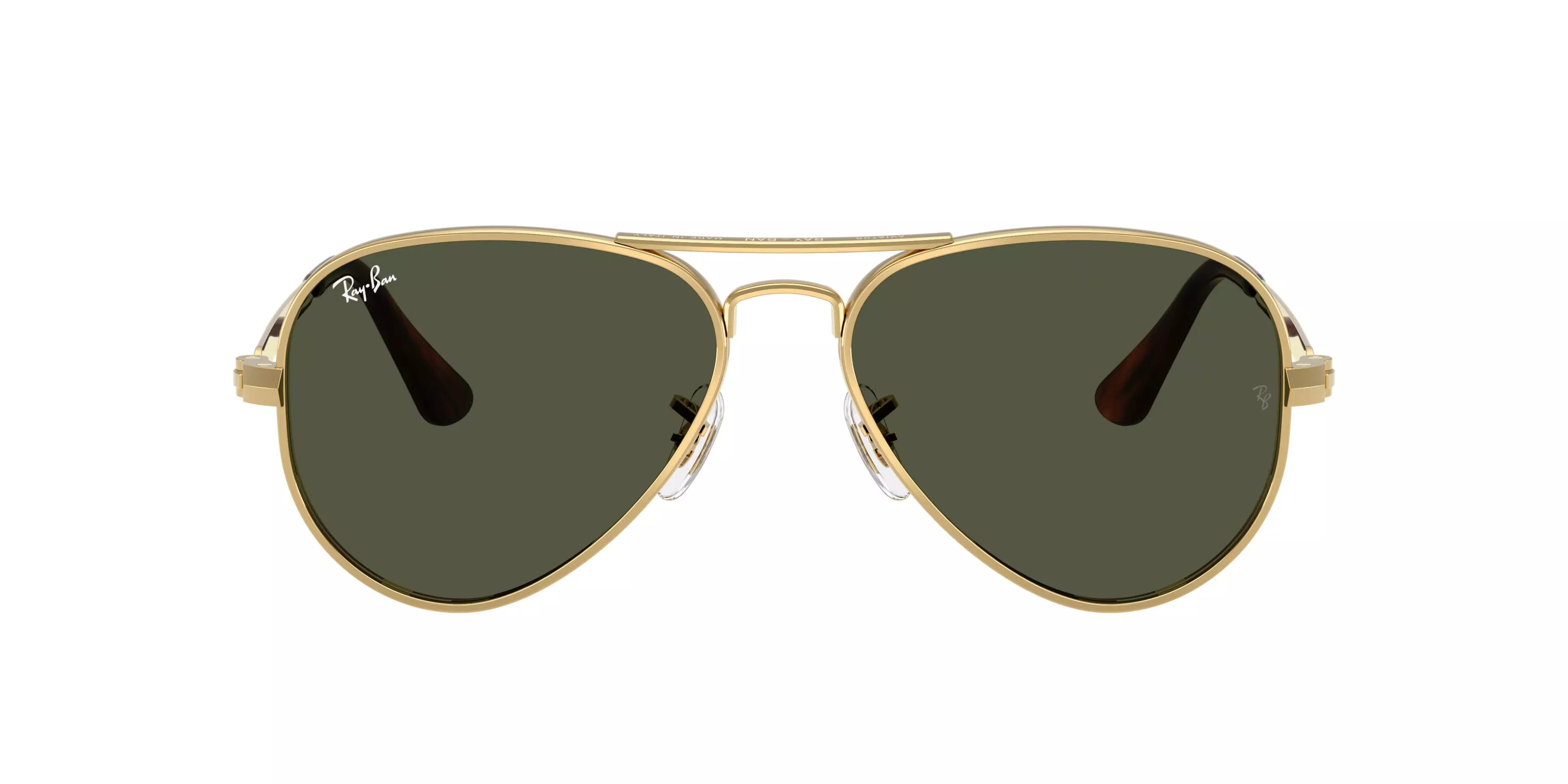 Ray-Ban Aviator Max Green Sunglasses – Polished Arista Gold - GOLD/GREEN