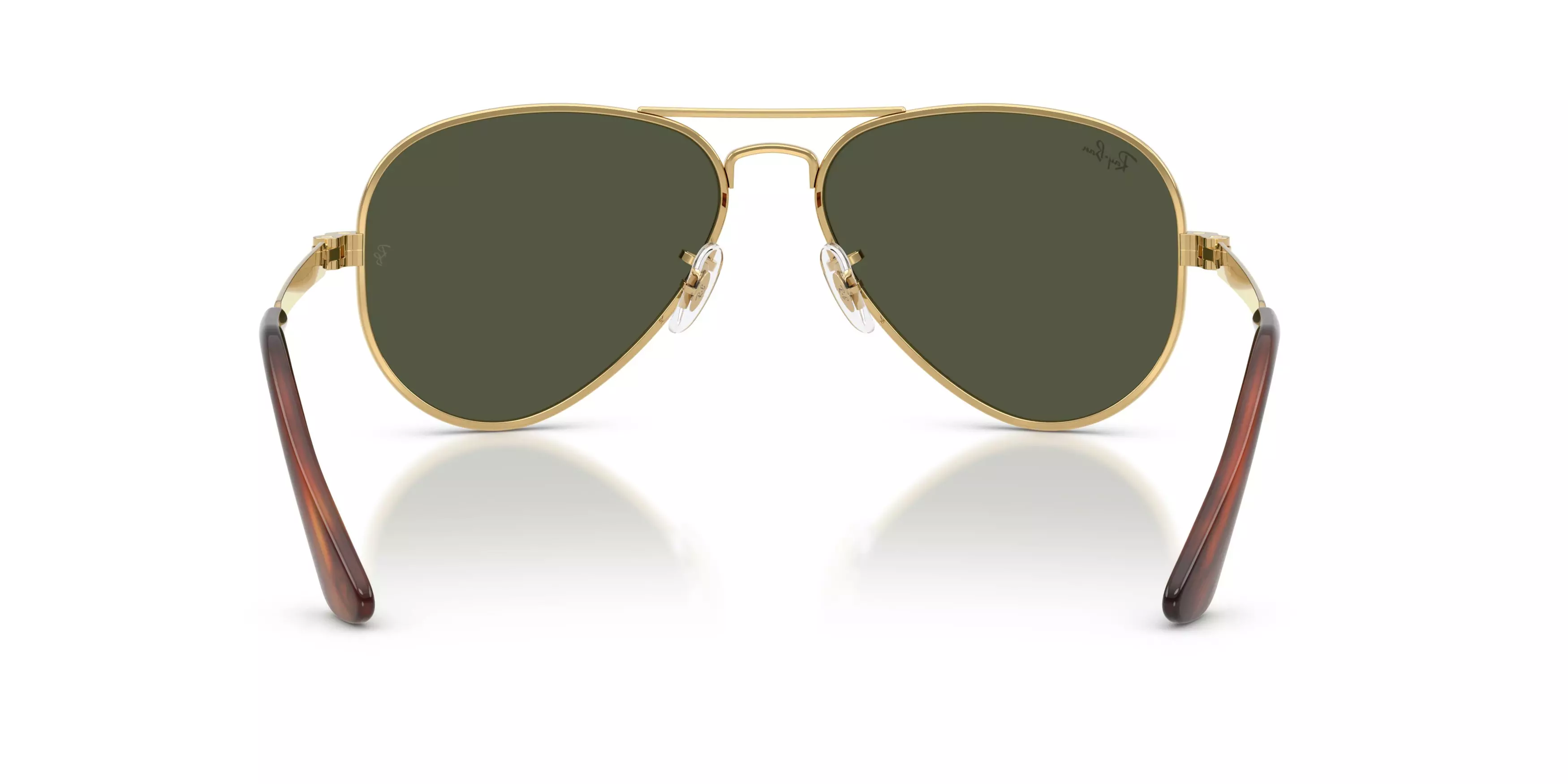 Ray-Ban Aviator Max Green Sunglasses – Polished Arista Gold - GOLD/GREEN