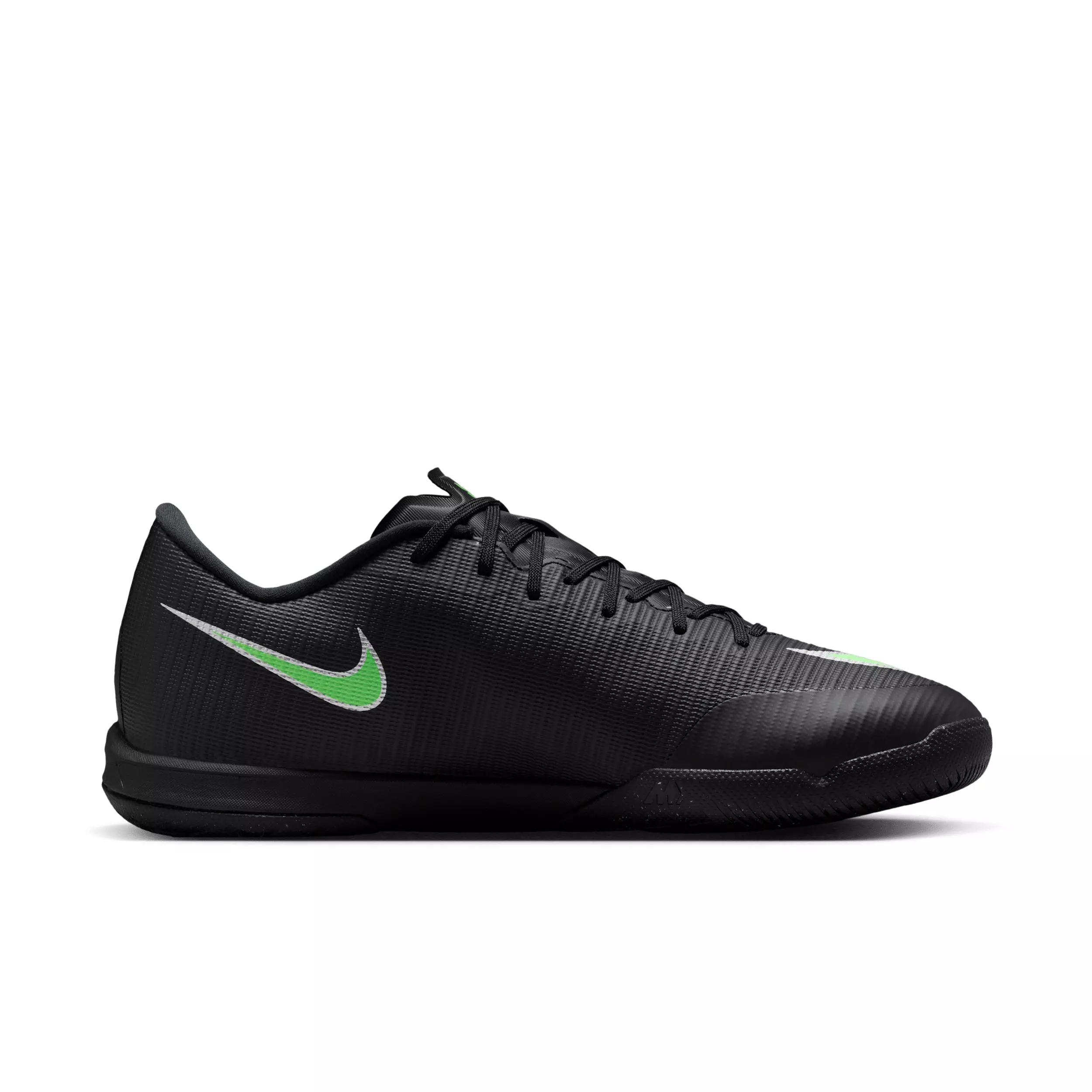 Nike Mercurial Vapor 17 Academy IC "Black/Black/Illusion Green" Men's Soccer Shoe - BLACK/BLACK/GREEN