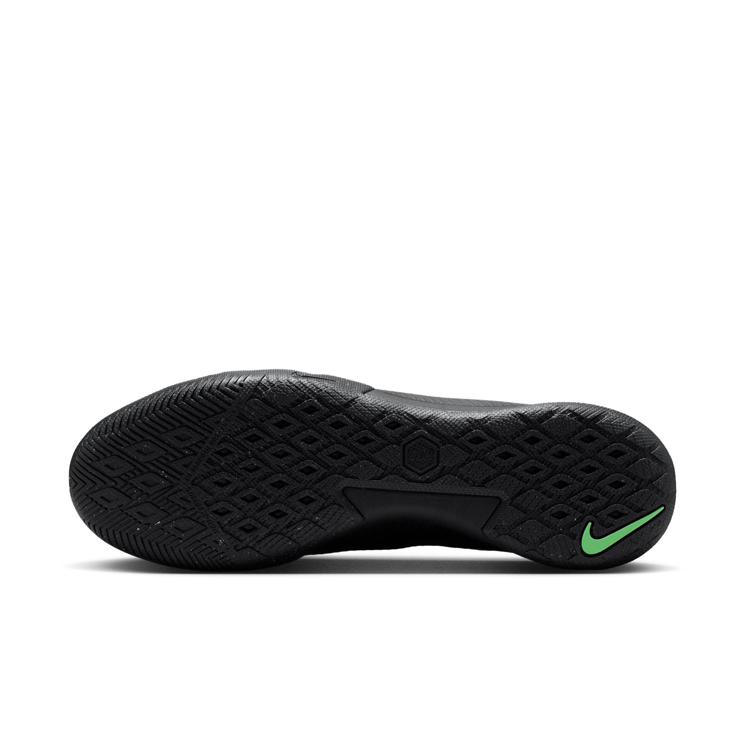 Nike Mercurial Vapor 17 Academy IC "Black/Black/Illusion Green" Men's Soccer Shoe - BLACK/BLACK/GREEN Thumbnail View 6