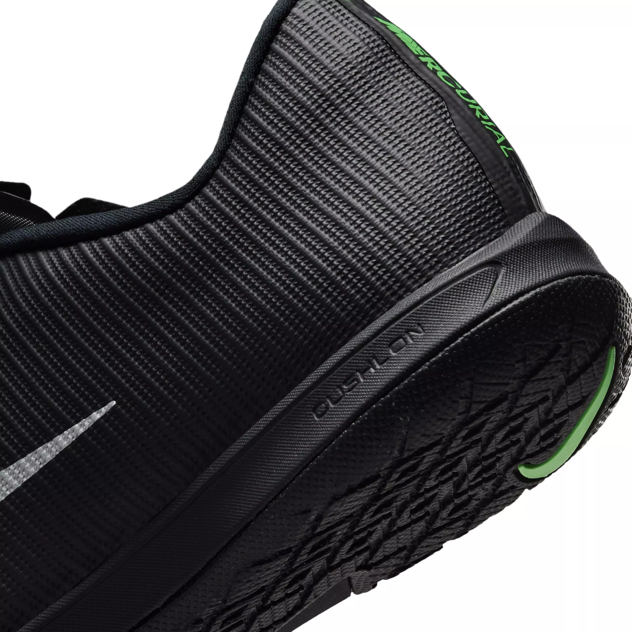 Nike Mercurial Vapor 17 Academy IC "Black/Black/Illusion Green" Men's Soccer Shoe - BLACK/BLACK/GREEN
