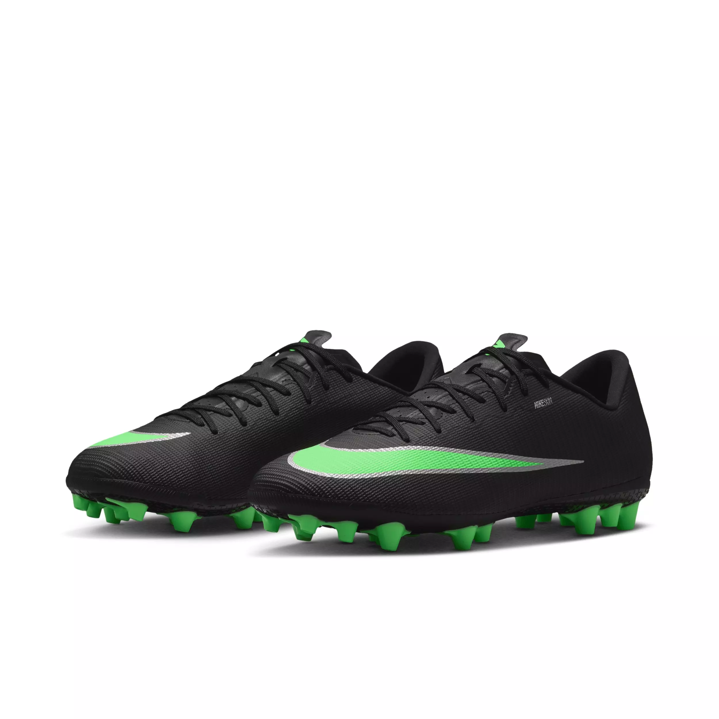 Nike Mercurial Vapor 17 Academy AG "Black/Black/Illusion Green" Men's Soccer Cleat - BLACK/BLACK/GREEN
