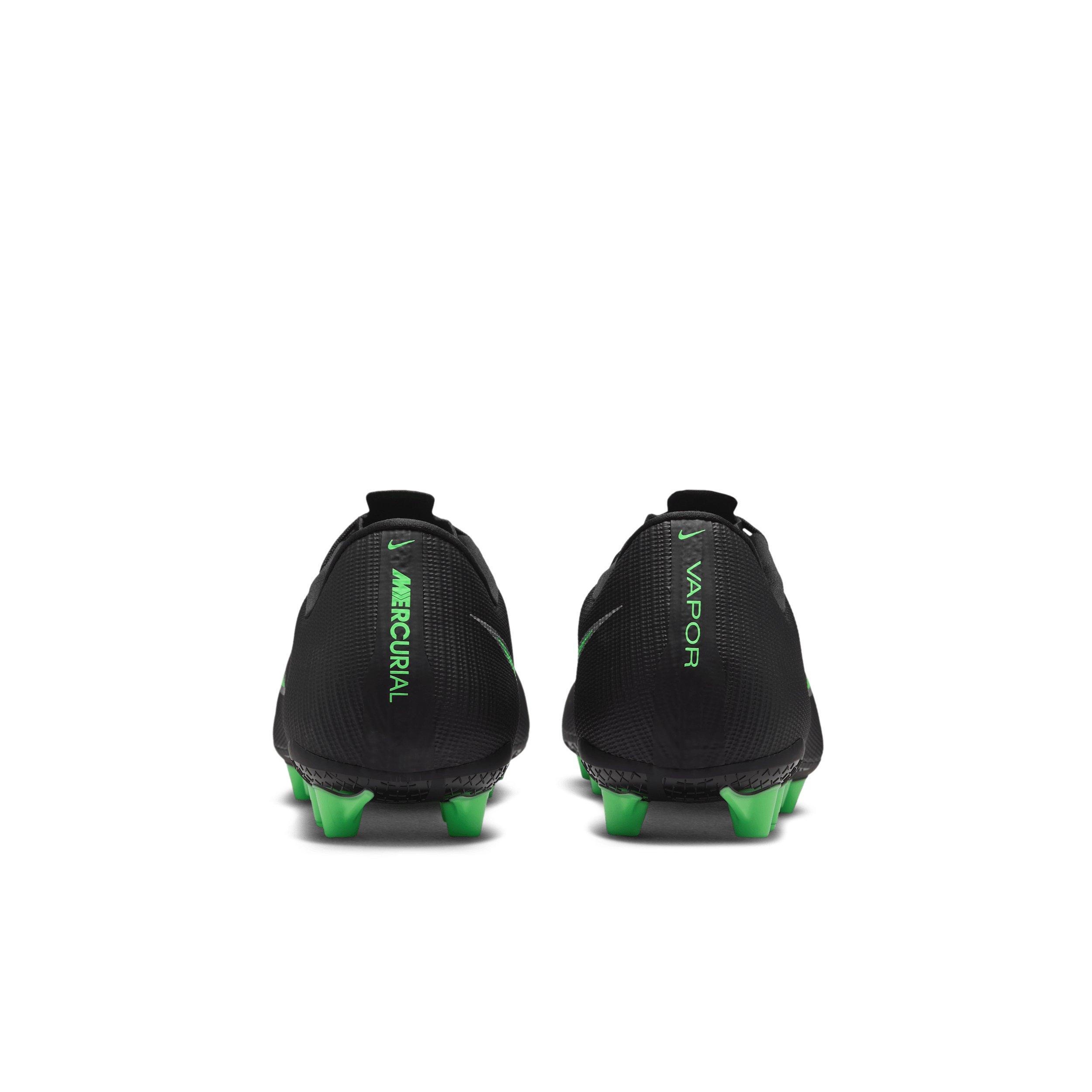 Nike Mercurial Vapor 17 Academy AG "Black/Black/Illusion Green" Men's Soccer Cleat - BLACK/BLACK/GREEN Thumbnail View 5