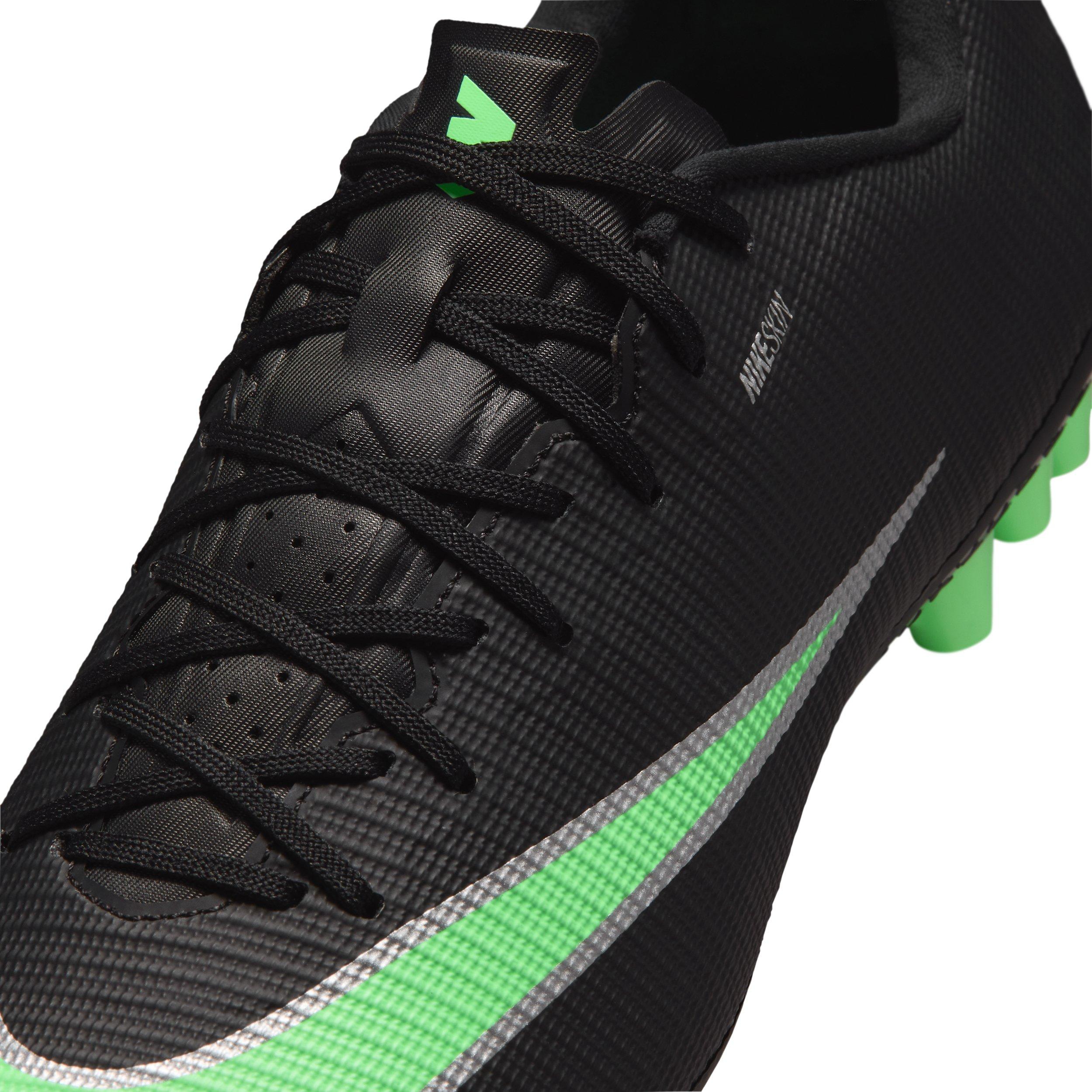Nike Mercurial Vapor 17 Academy AG "Black/Black/Illusion Green" Men's Soccer Cleat - BLACK/BLACK/GREEN Thumbnail View 8
