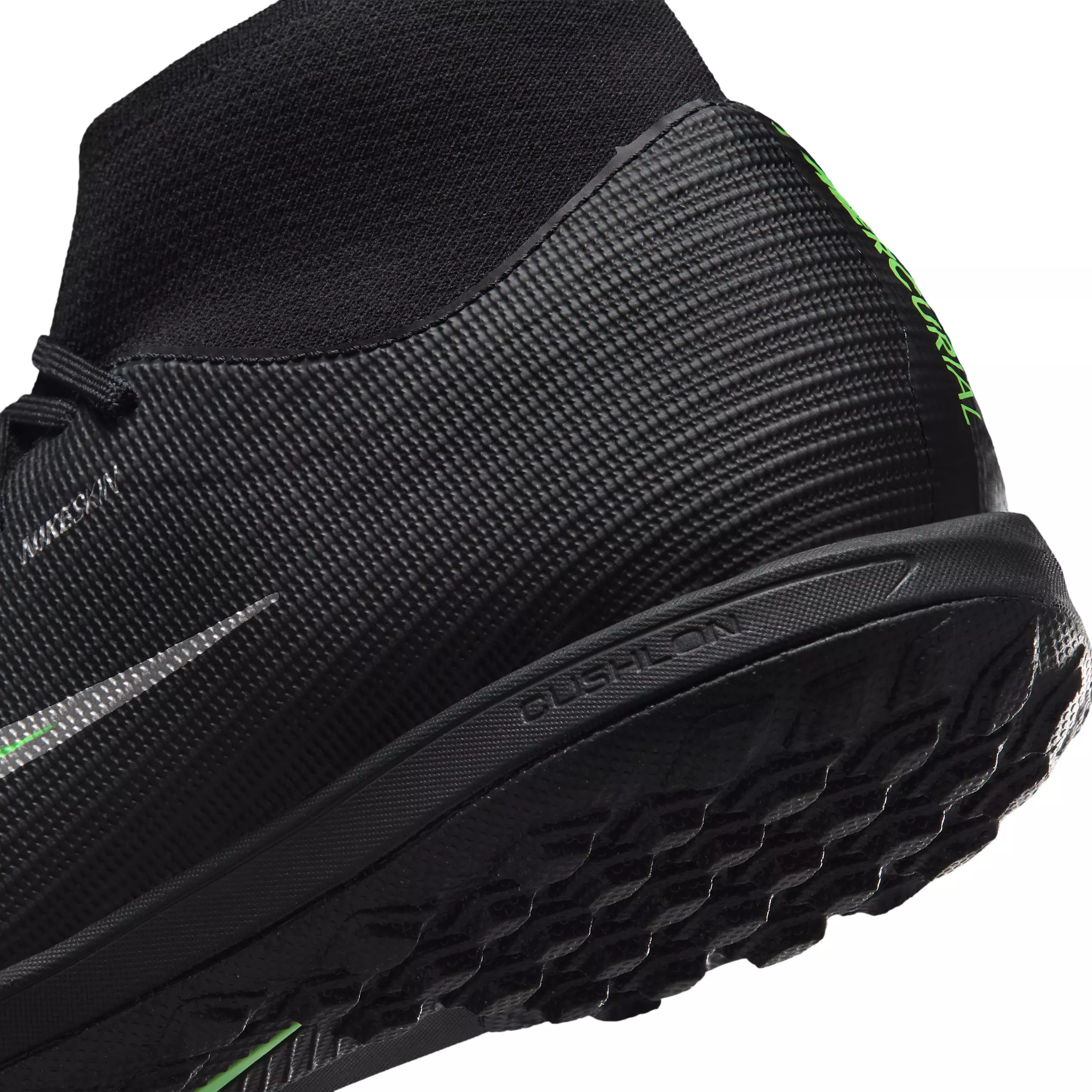 Nike Mercurial Superfly 11 Academy Turf "Black/Black/Illusion Green" Men's Soccer Shoe - BLACK/BLACK/GREEN