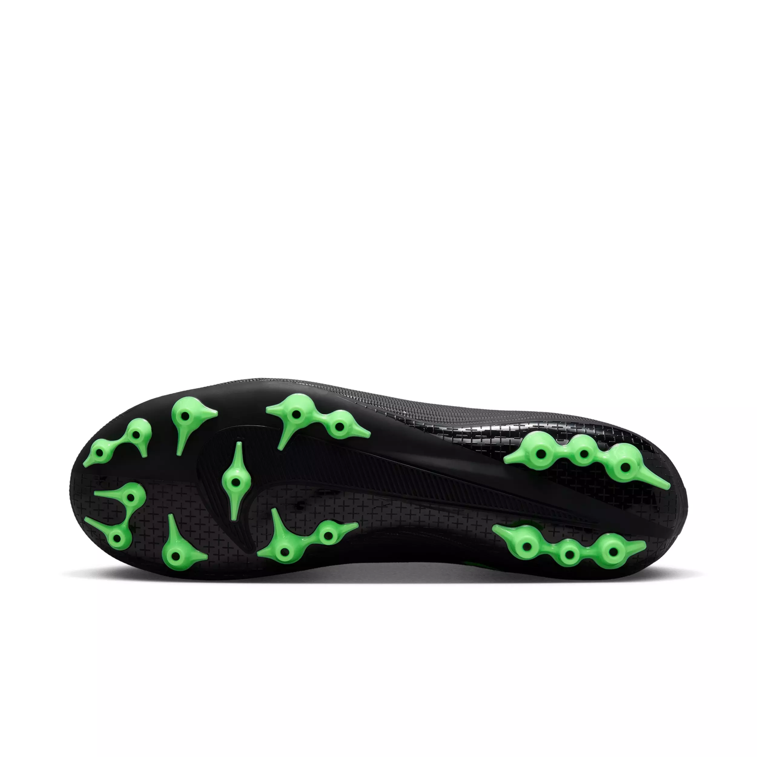 Nike Mercurial Superfly 11 Academy AG  "Black/Black/Illusion Green" Men's Soccer Cleat - BLACK/BLACK/GREEN