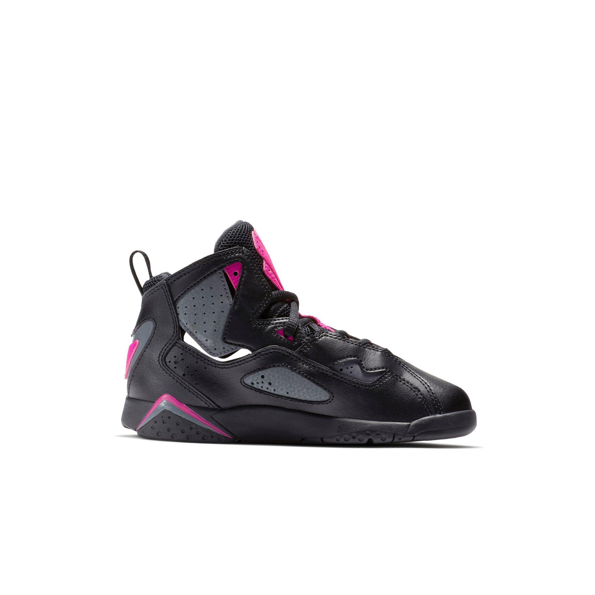 pink and black jordan flights