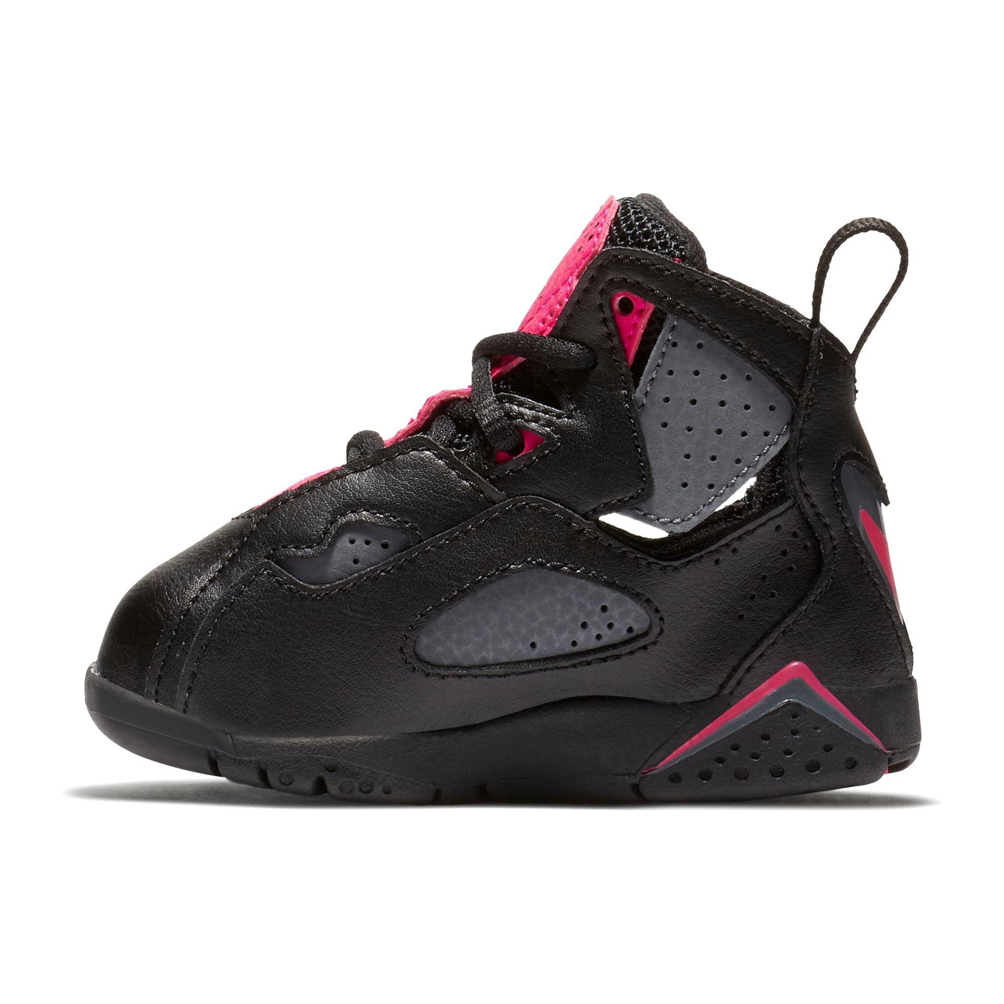 Jordan True Flight Black Pink Toddler Girls Shoe Hibbett